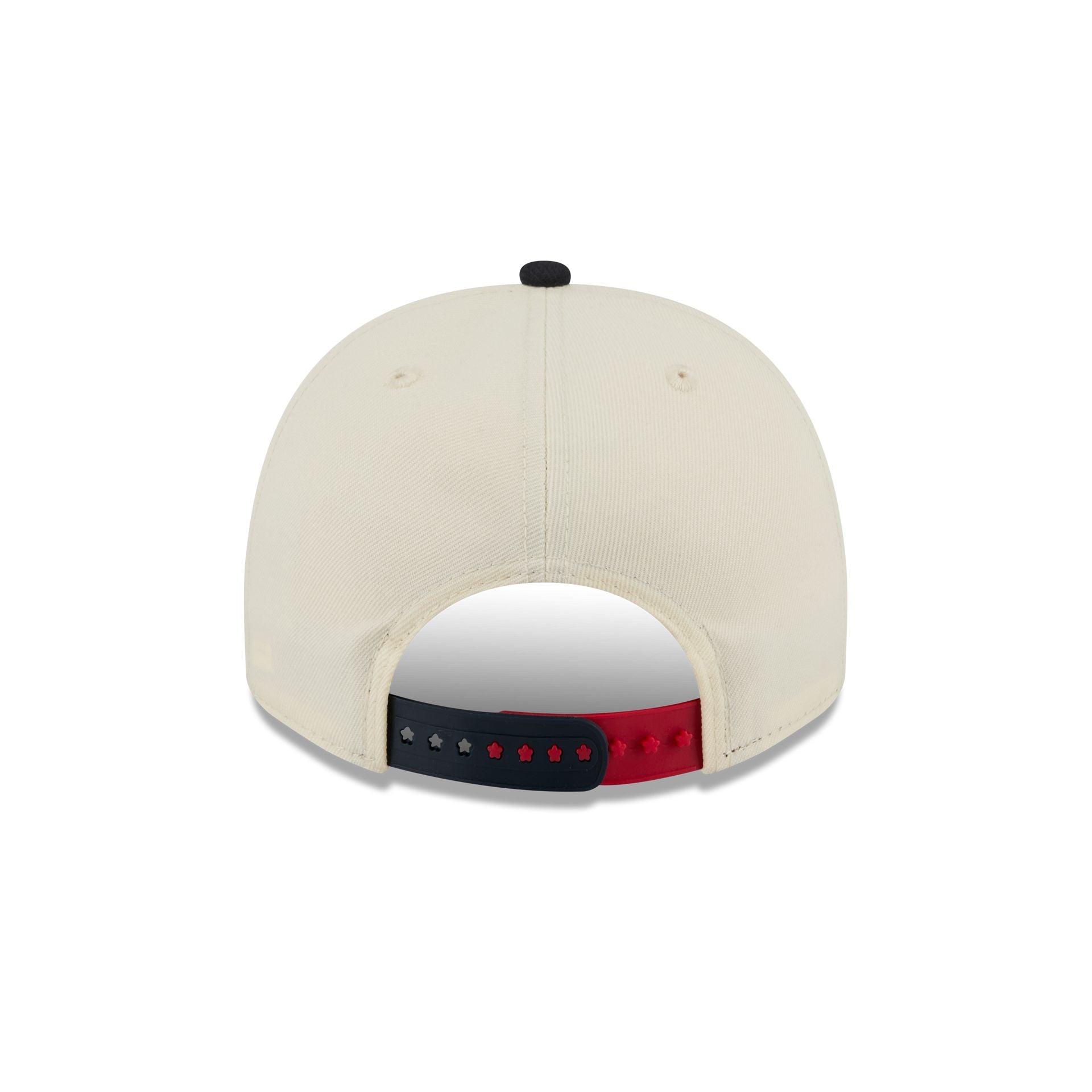 Atlanta Braves Chrome White Stars and Stripes 9FIFTY A-Frame Snapback Hat