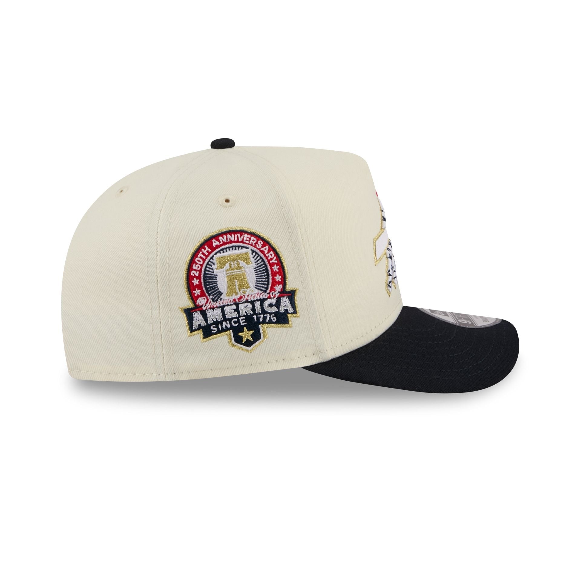 Buffalo Bills Chrome White Stars and Stripes 9FIFTY A-Frame Snapback Hat