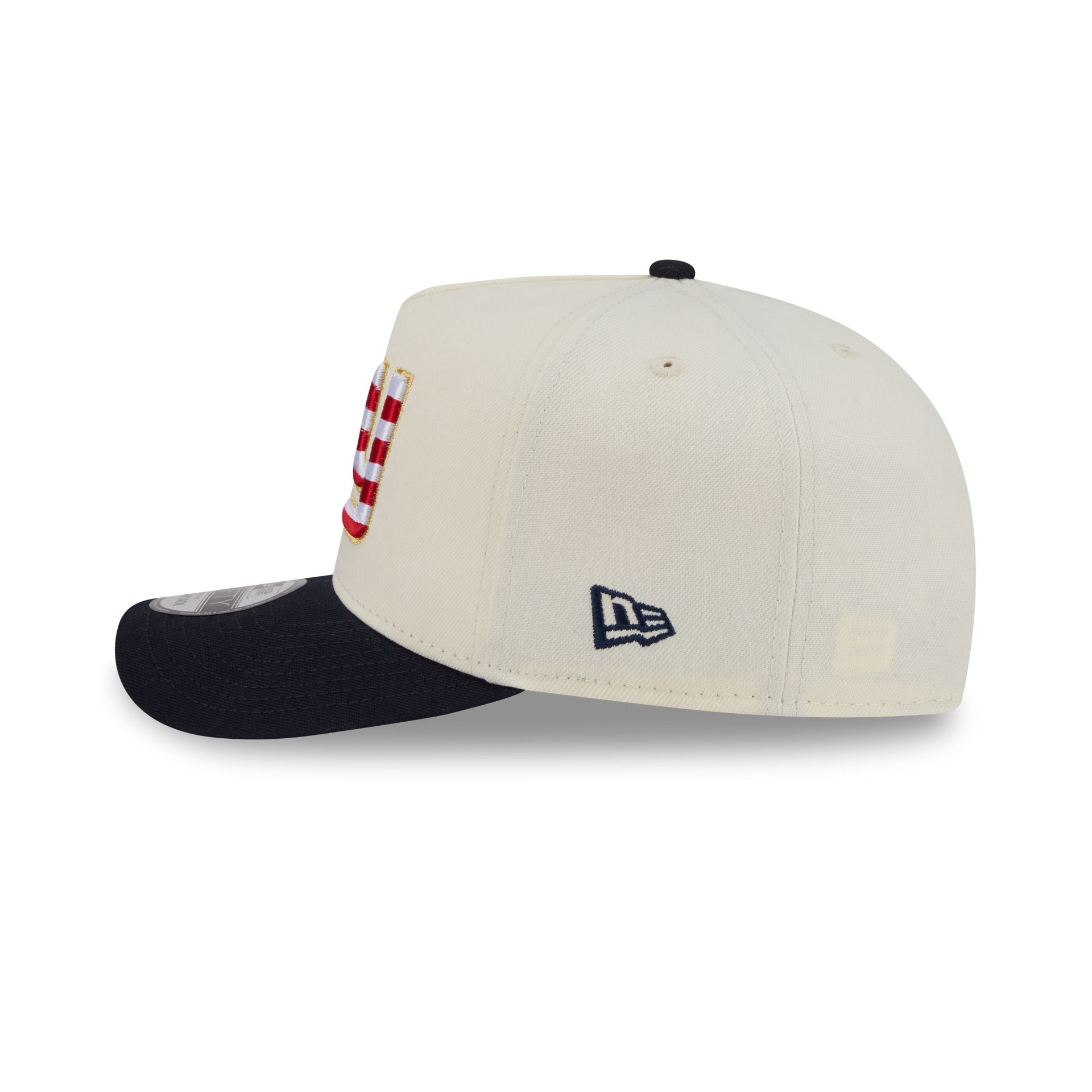 New York Giants Chrome White Stars and Stripes 9FIFTY A-Frame Snapback Hat