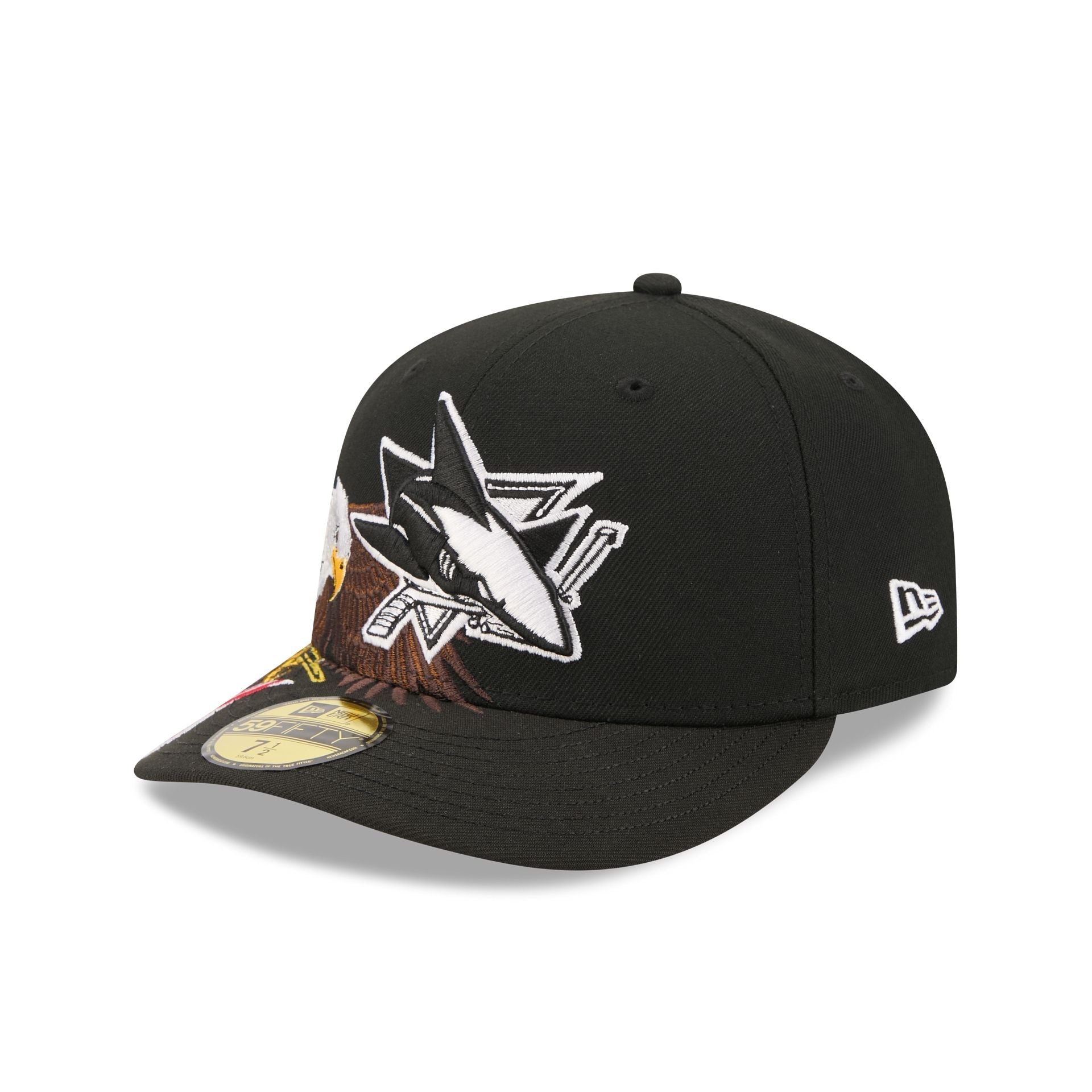 San Jose Sharks Liberty Eagle 59FIFTY Fitted Hat