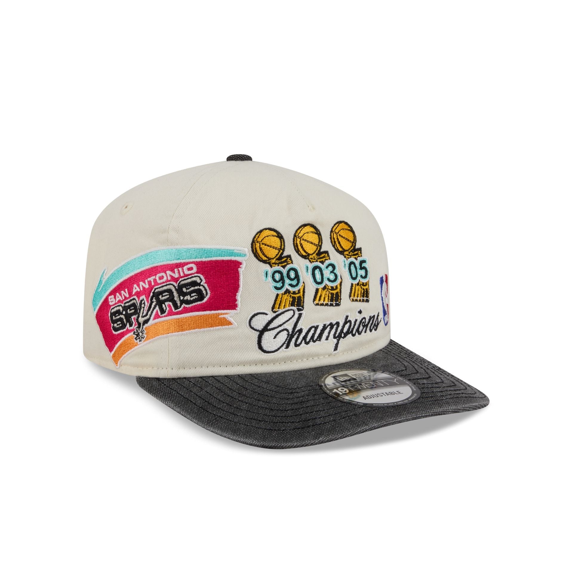 San Antonio Spurs Hardwood Classics Past Glory 19TWENTY Adjustable Hat