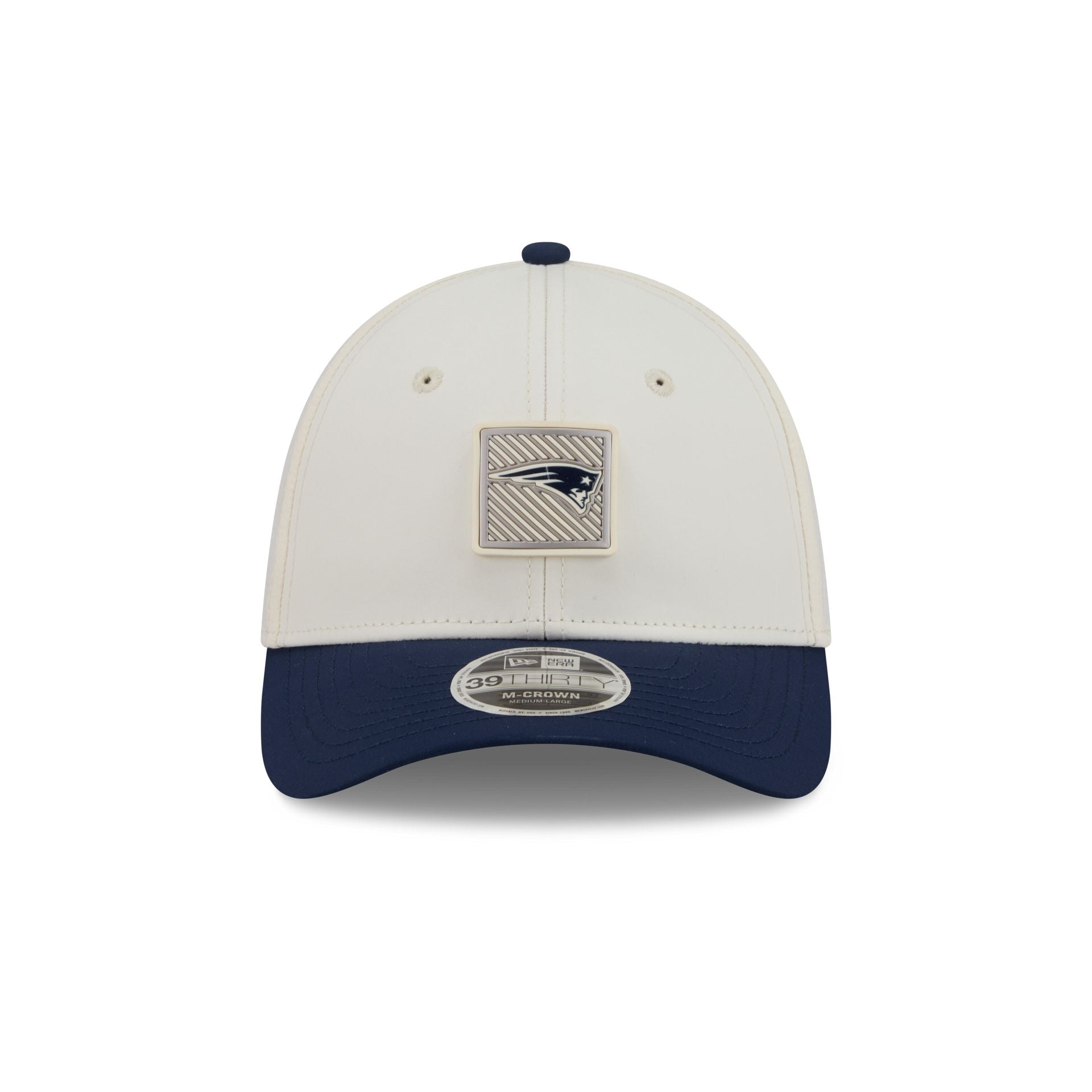New England Patriots 2026 Training 39THIRTY M-Crown Stretch-Fit Hat