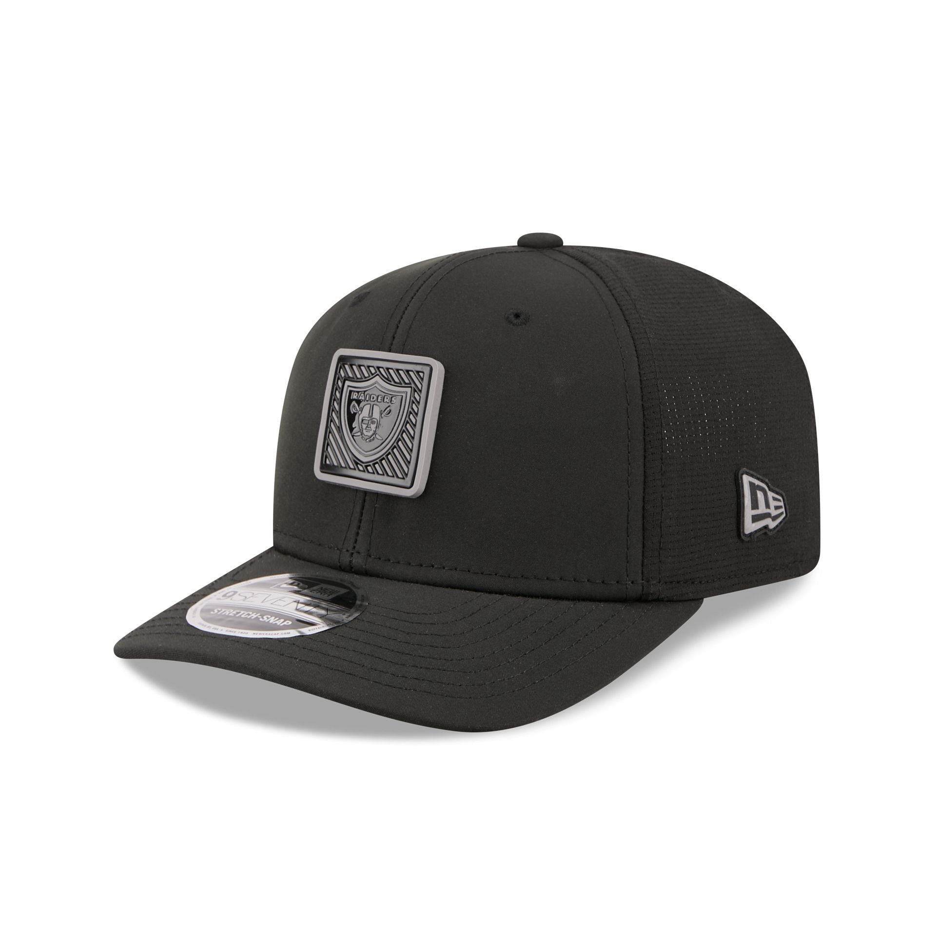 Las Vegas Raiders 2026 Training Black 9SEVENTY Stretch-Snap Hat