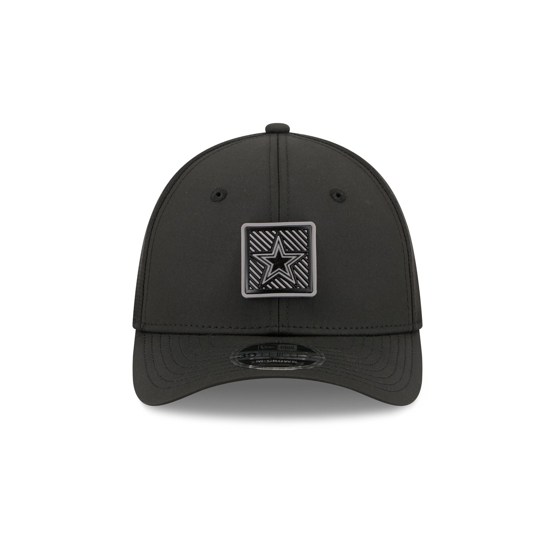 Dallas Cowboys 2026 Training Black 39THIRTY M-Crown Stretch-Fit Hat