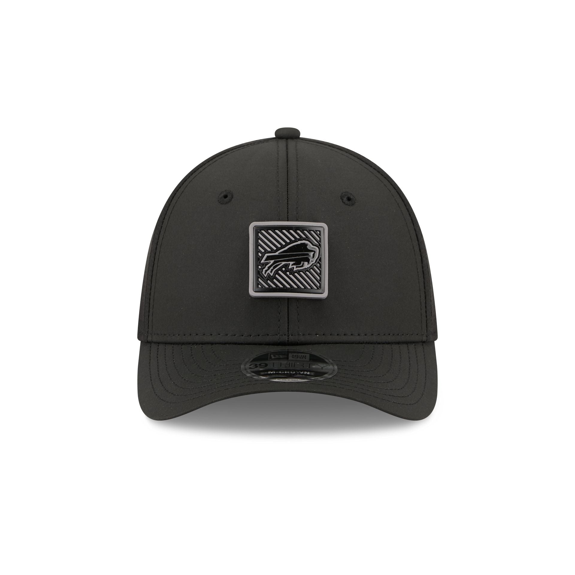 Buffalo Bills 2026 Training Black 39THIRTY M-Crown Stretch-Fit Hat