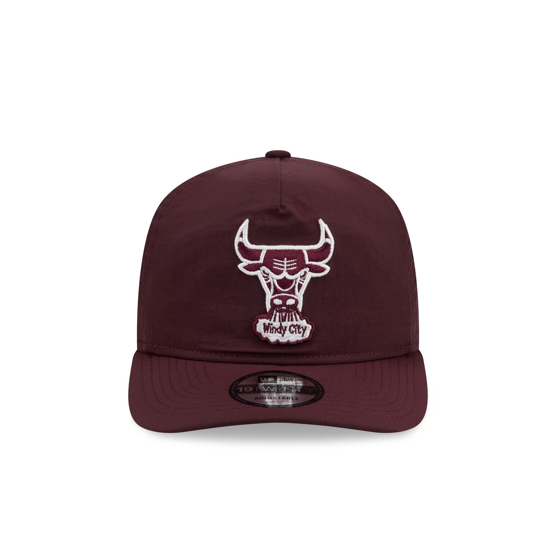 Chicago Bulls Burgundy Nylon 19TWENTY Adjustable Hat