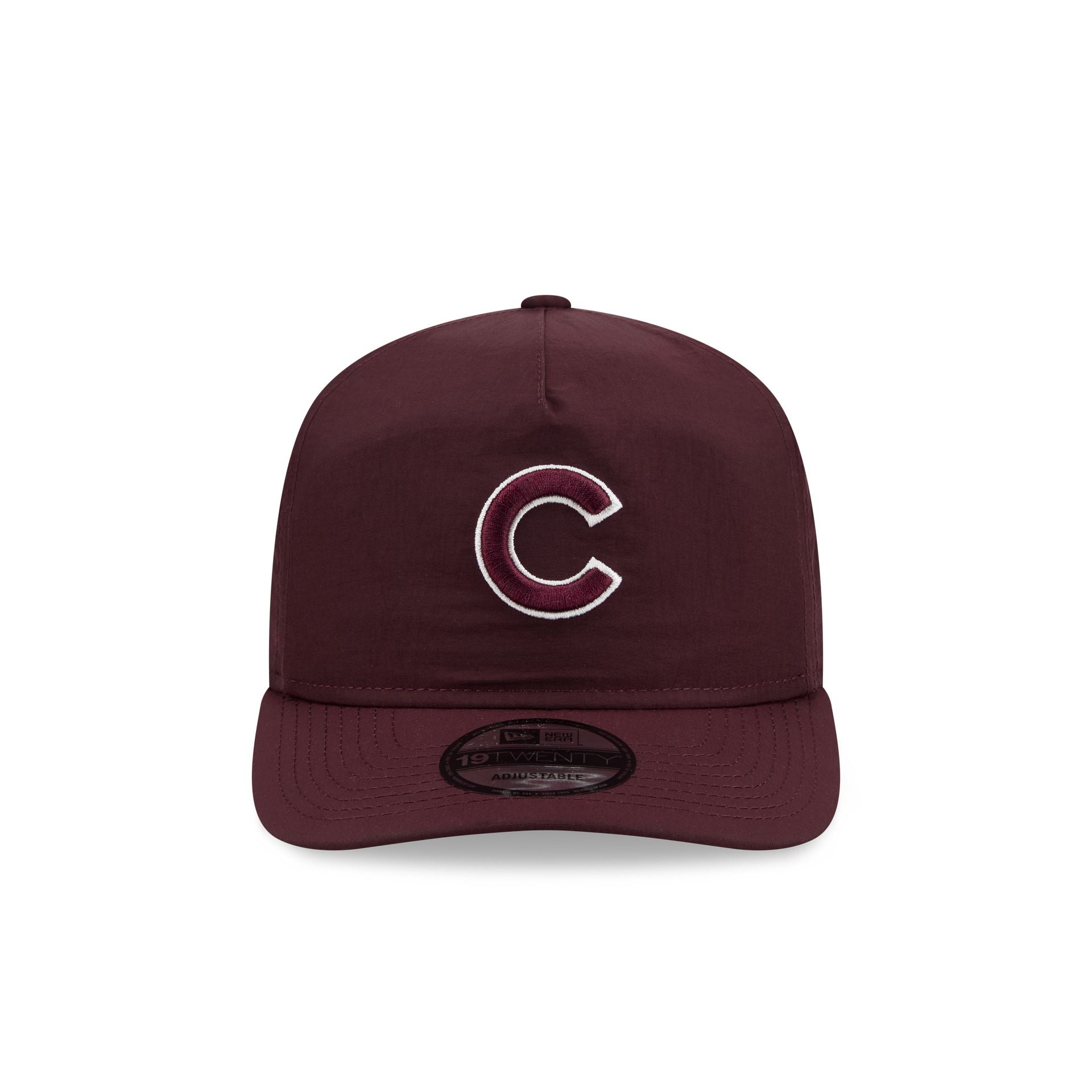 Chicago Cubs Burgundy Nylon 19TWENTY Adjustable Hat