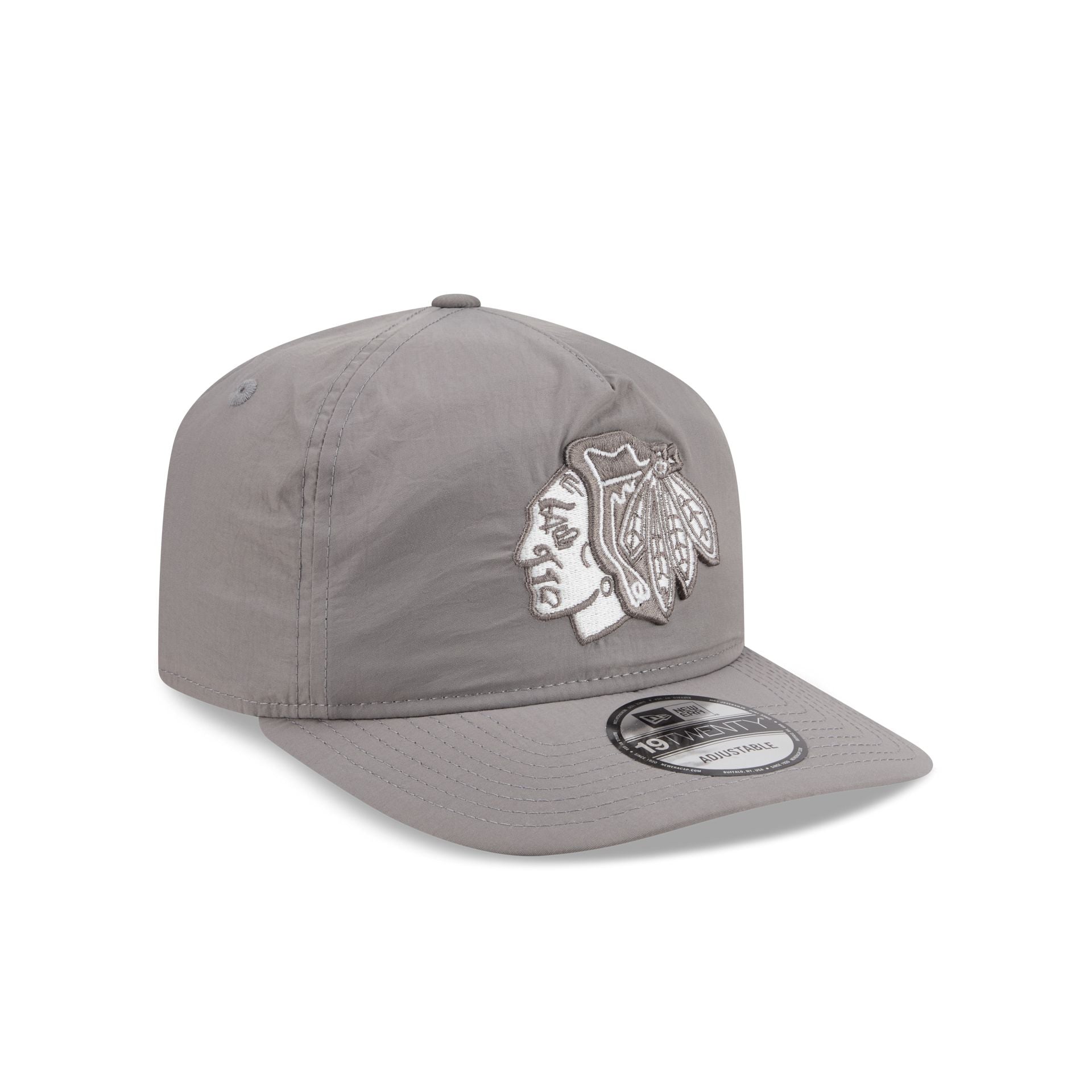Chicago Blackhawks Gray Nylon 19TWENTY Adjustable Hat