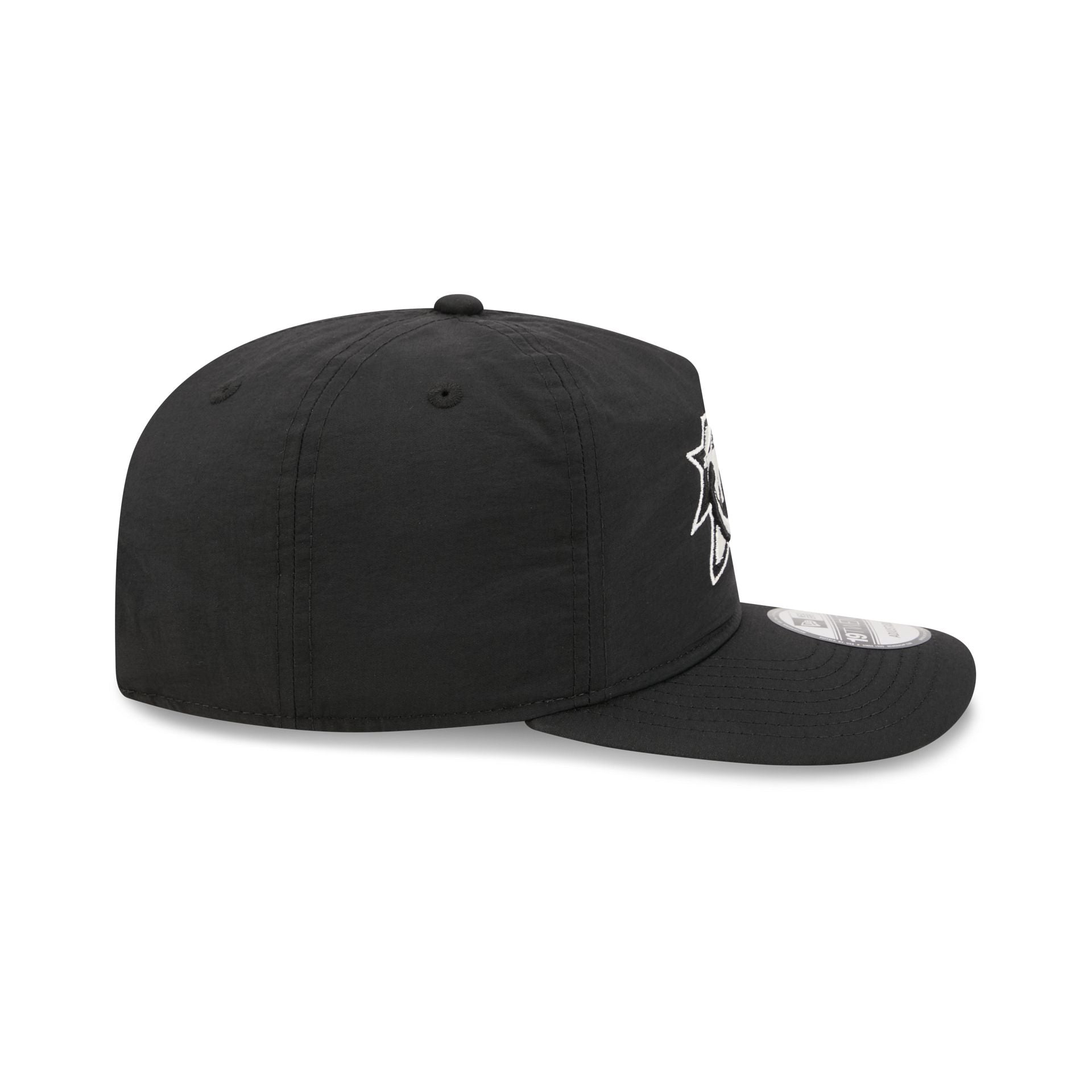 Philadelphia 76ers Black Nylon 19TWENTY Adjustable Hat