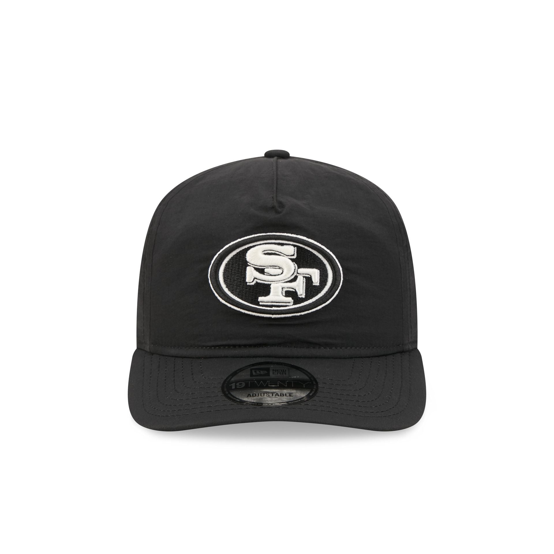 San Francisco 49ers Black Nylon 19TWENTY Adjustable Hat