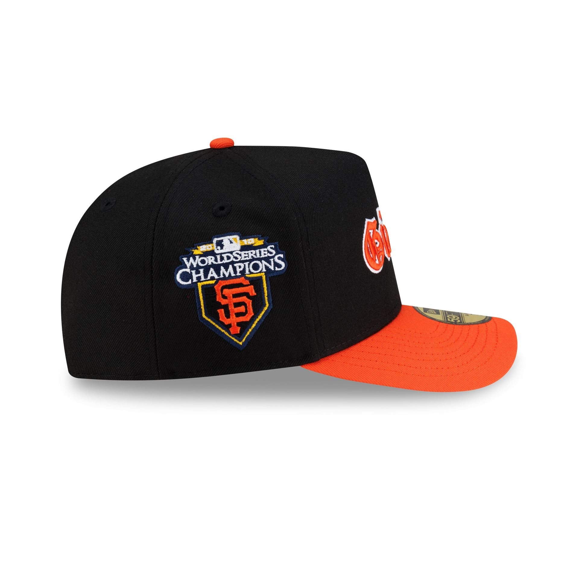 Just Caps Gothic Script San Francisco Giants 59FIFTY A-Frame Fitted Hat