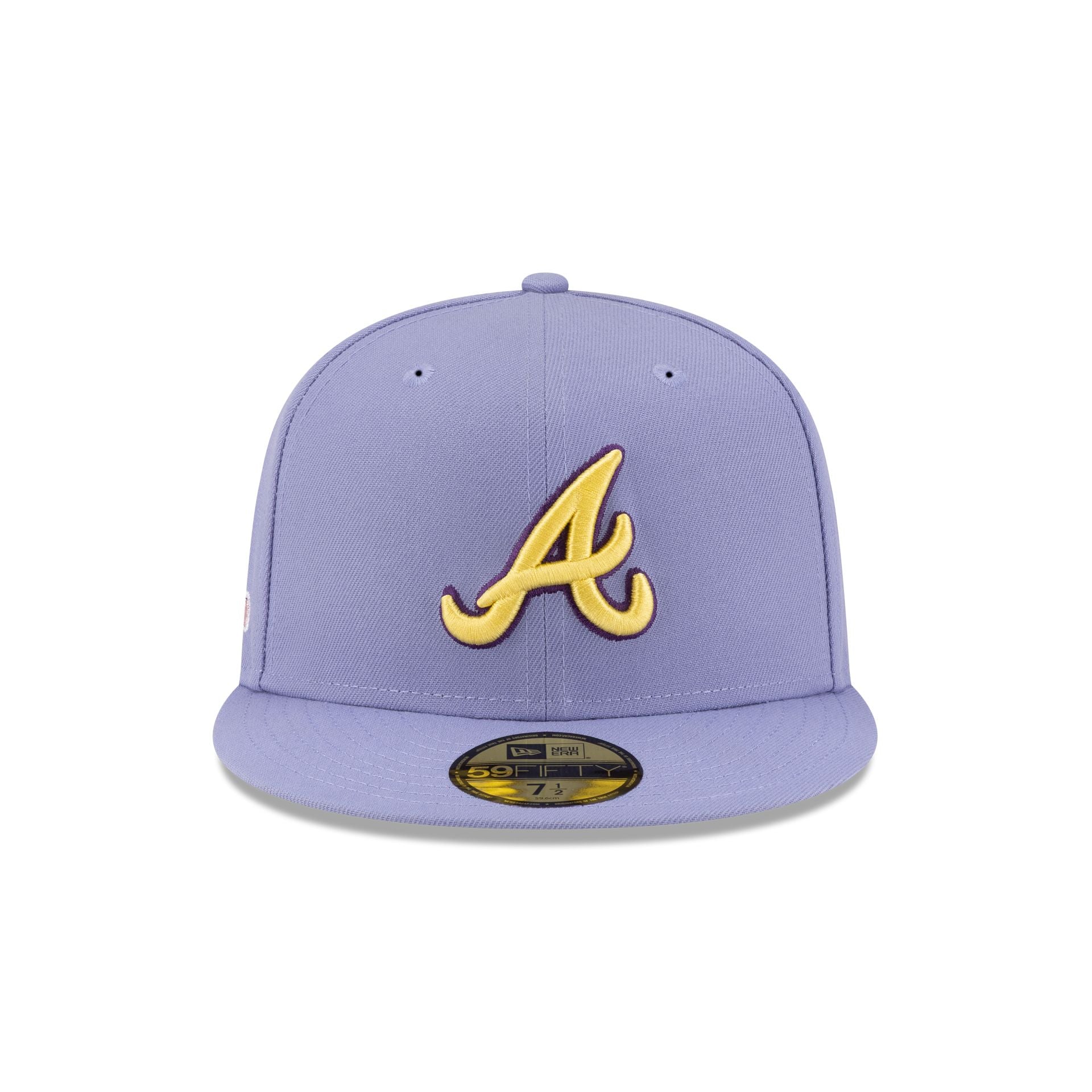 Atlanta Braves Lavender Spring 59FIFTY Fitted Hat