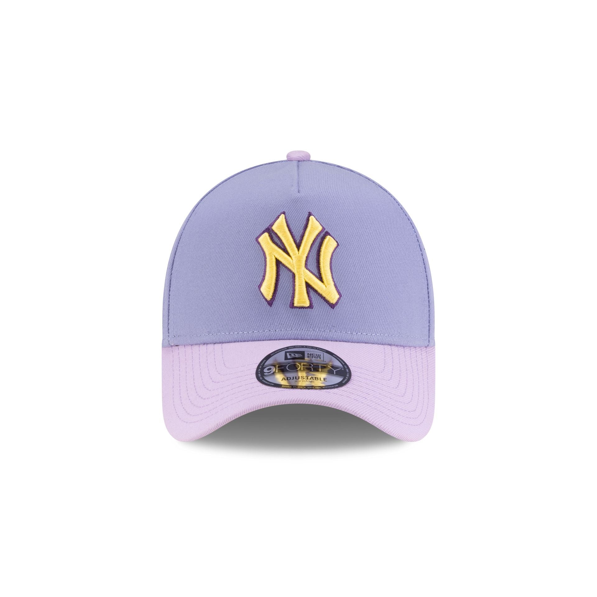 New York Yankees Lavender Pink 9FORTY A-Frame Snapback Hat