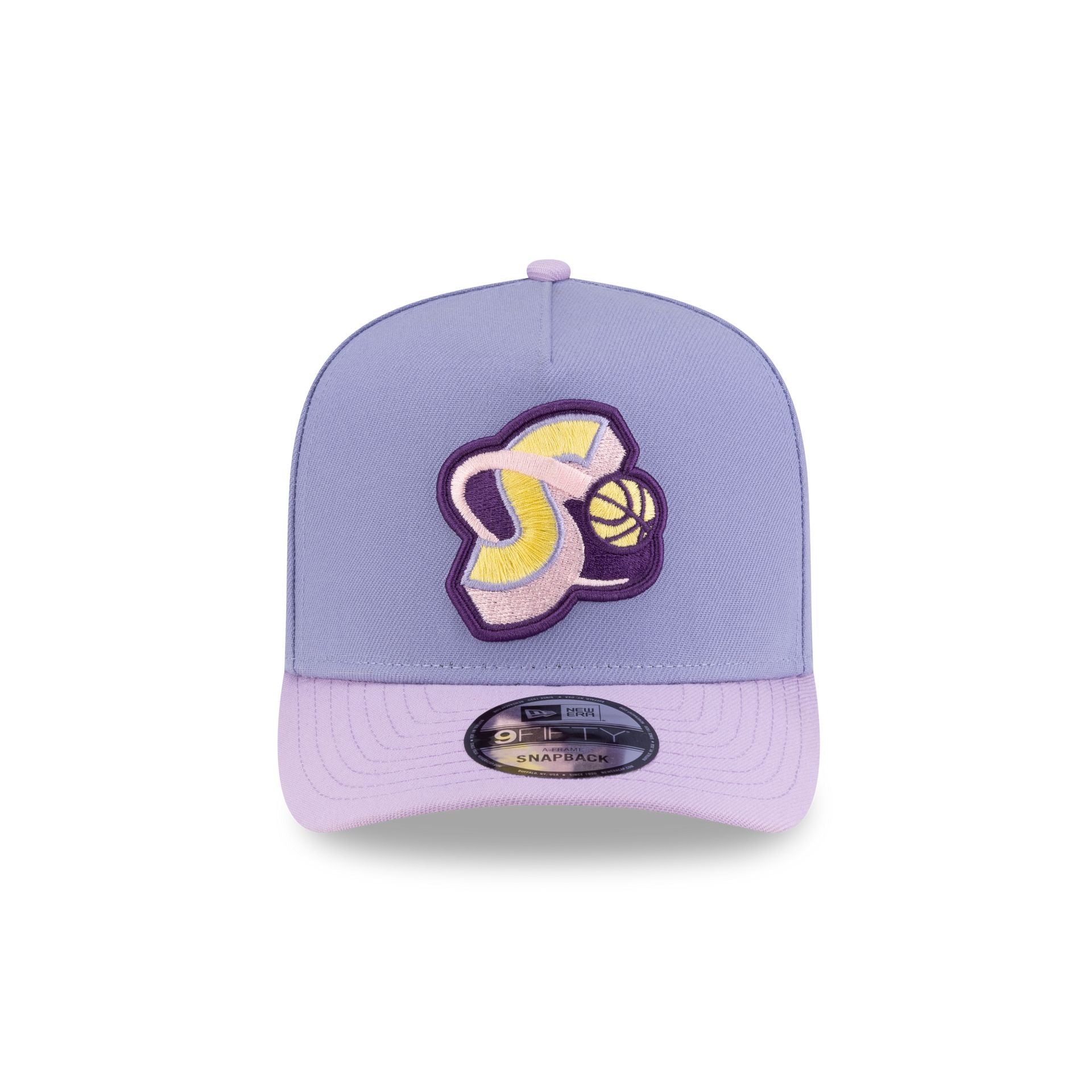 Seattle SuperSonics Hardwood Classics Lavender Purple 9FIFTY A-Frame Snapback Hat