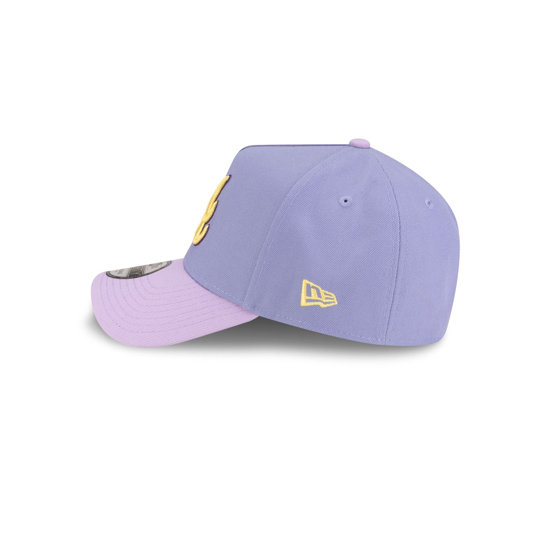 Atlanta Braves Lavender Pink 9FORTY A-Frame Snapback Hat