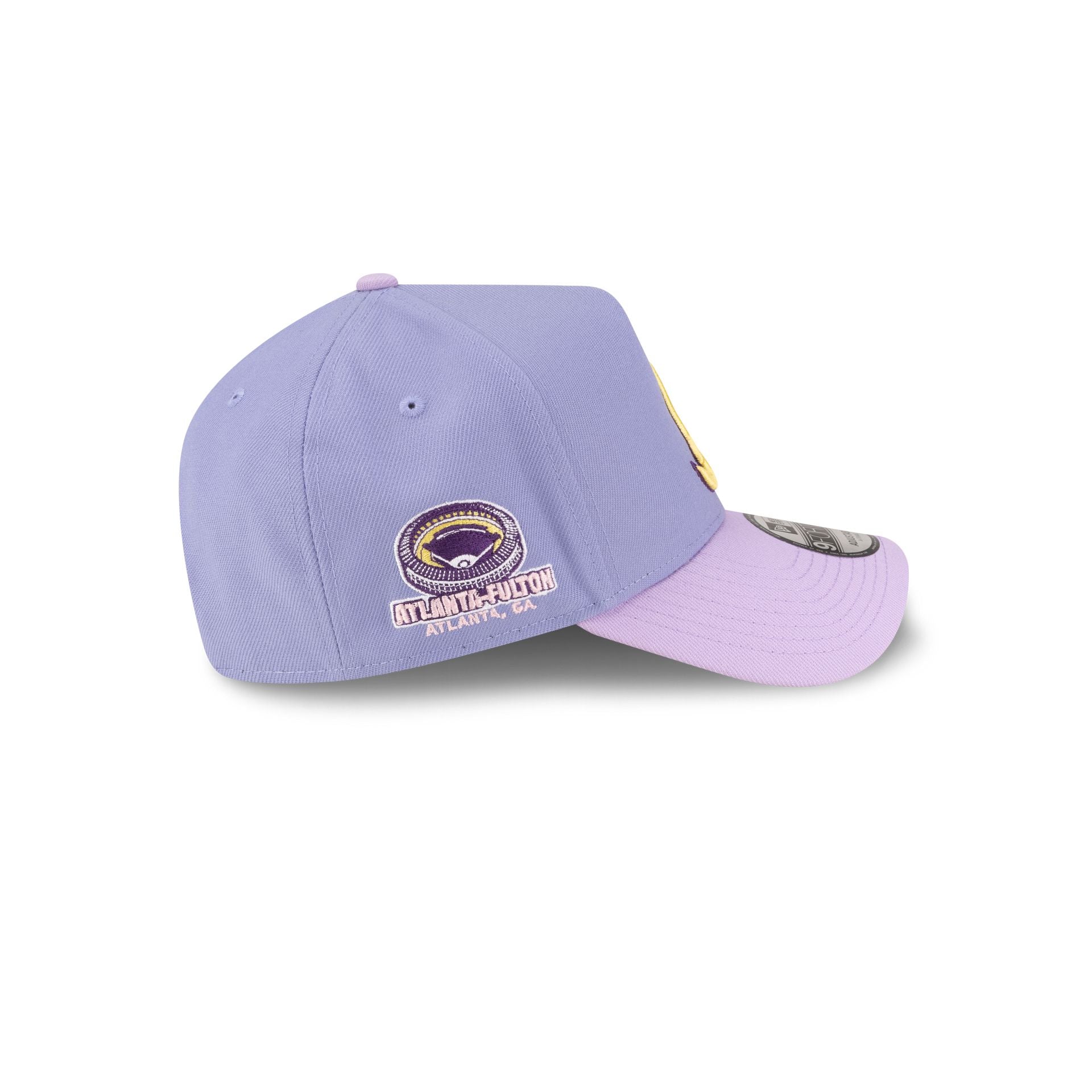 Atlanta Braves Lavender Pink 9FORTY A-Frame Snapback Hat