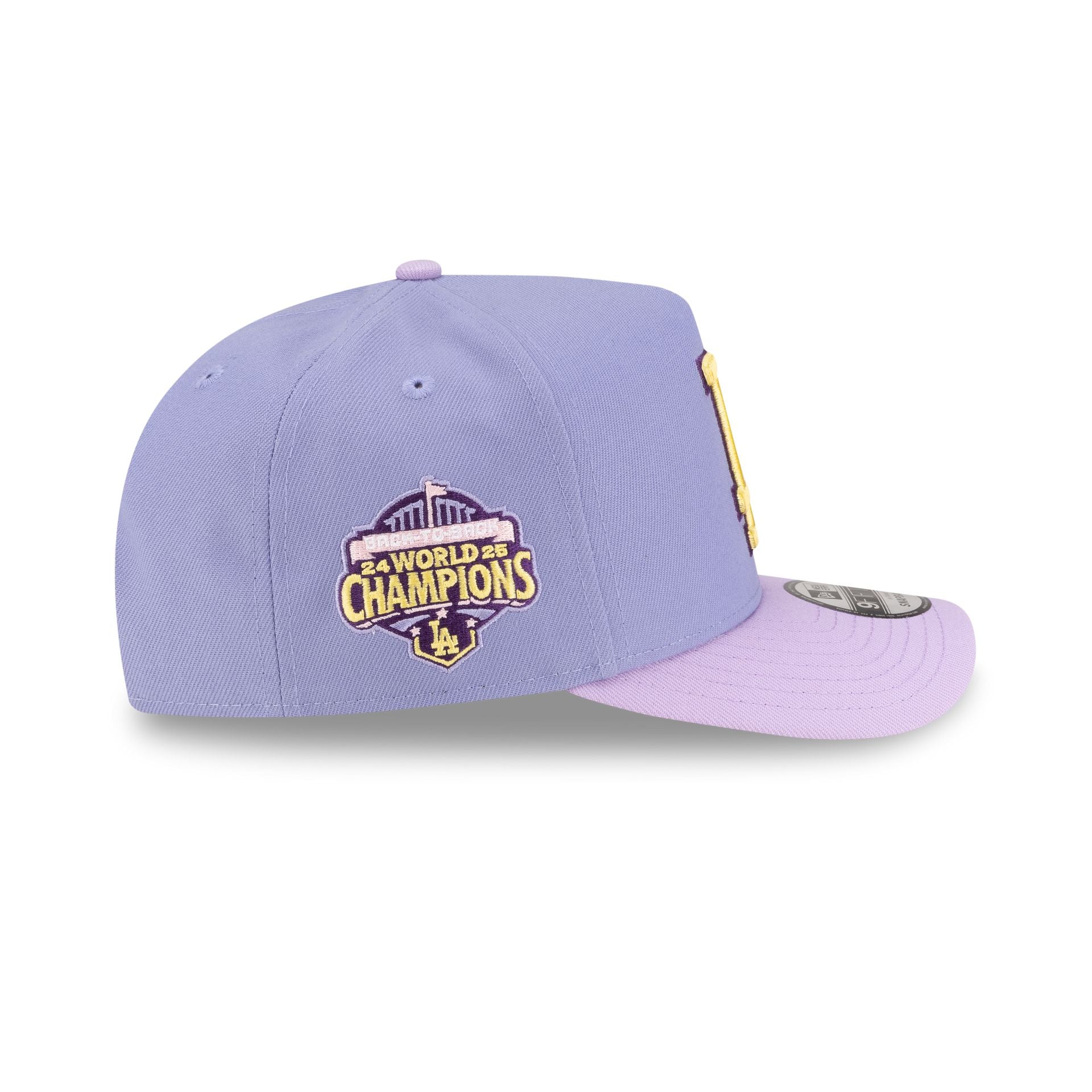 Los Angeles Dodgers Lavender 9FIFTY A-Frame Snapback Hat