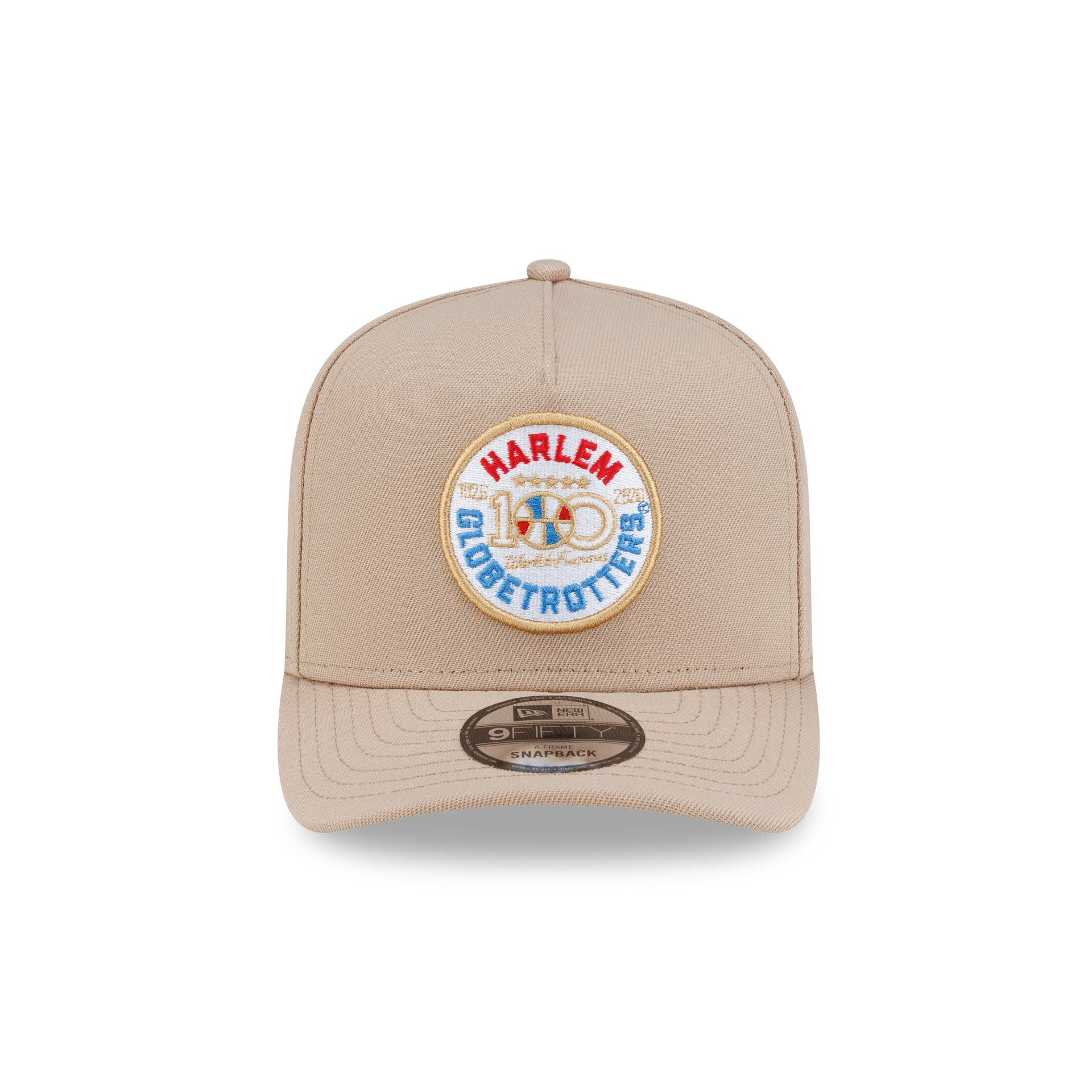 Harlem Globetrotters 100th Anniversary Camel 9FIFTY A-Frame Snapback Hat