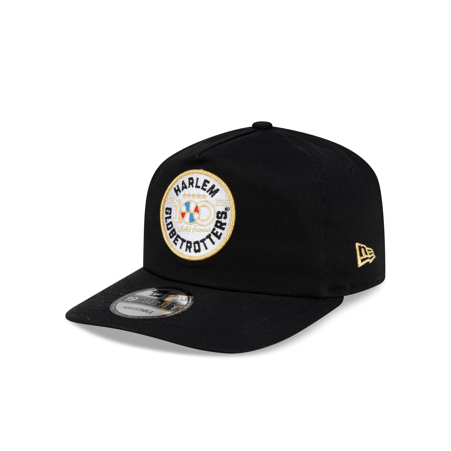 Harlem Globetrotters 100th Anniversary Black 19TWENTY Adjustable Hat