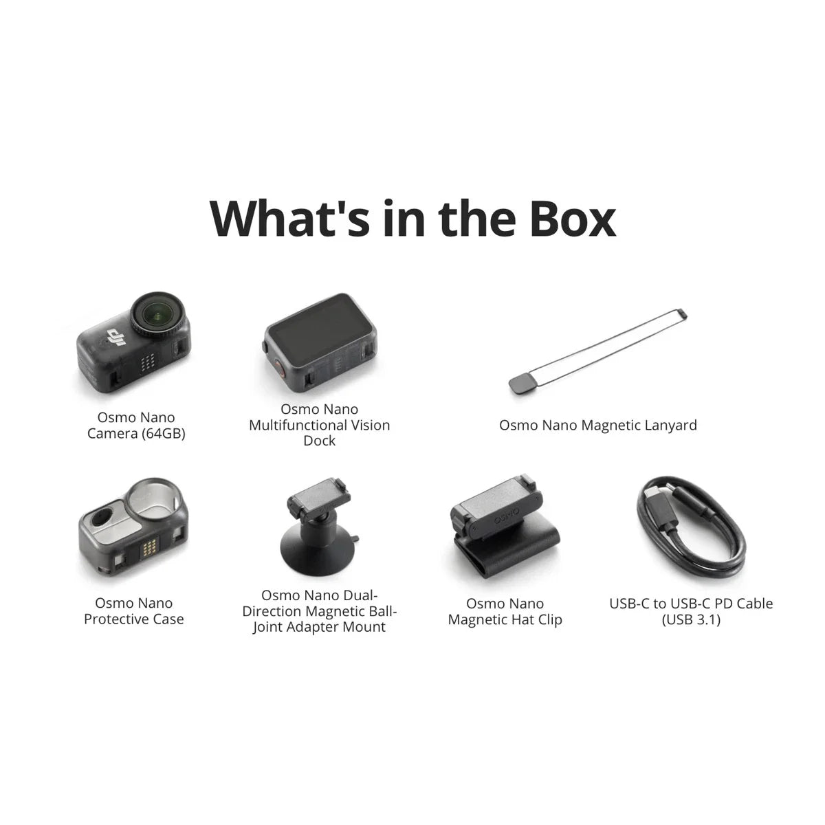 DJI Osmo Nano 64GB Action Camera Standard Combo