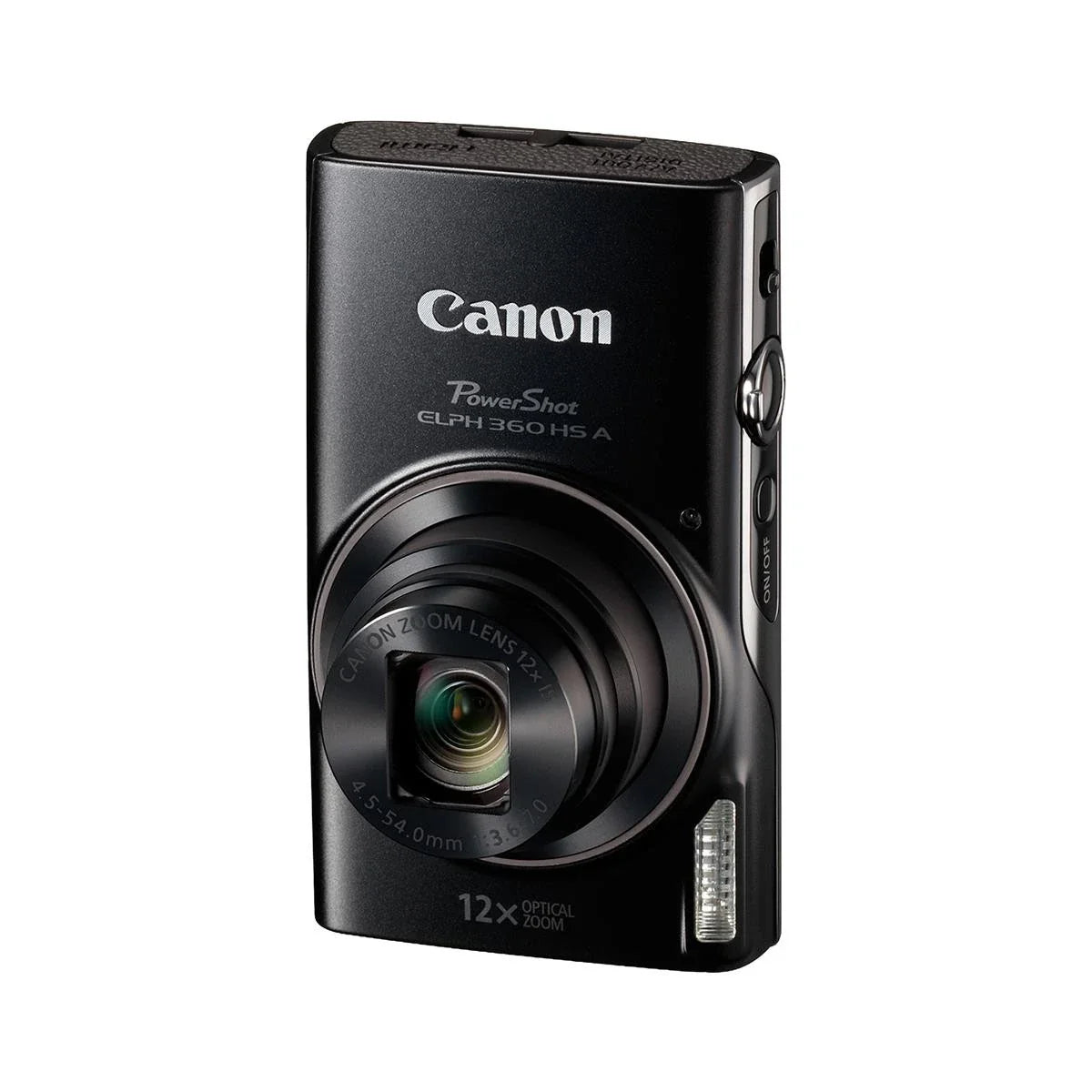 Canon PowerShot ELPH 360 HS Digital Camera Bundle with 64GB microSD Card, SD Ada