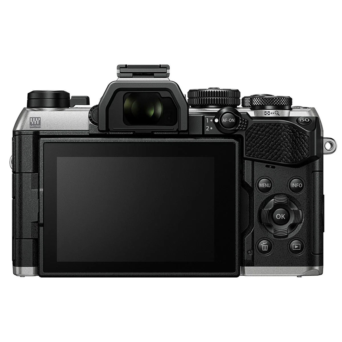 OM SYSTEM OM-5 Mark II Mirrorless Camera, Silver with M.Zuiko Digital ED 14-150m