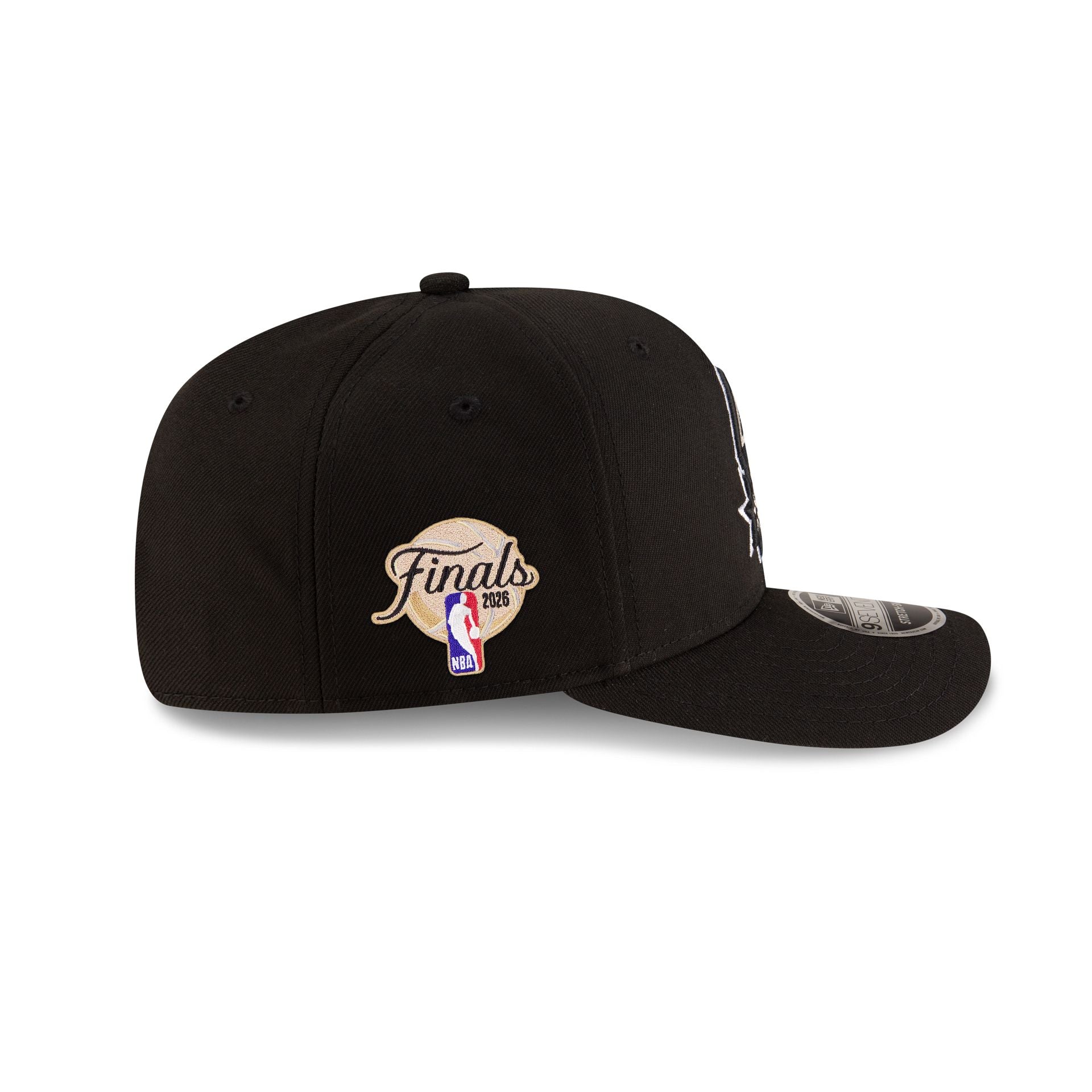 San Antonio Spurs 2026 Finals Participation Sidepatch 9SEVENTY Stretch-Snap Hat