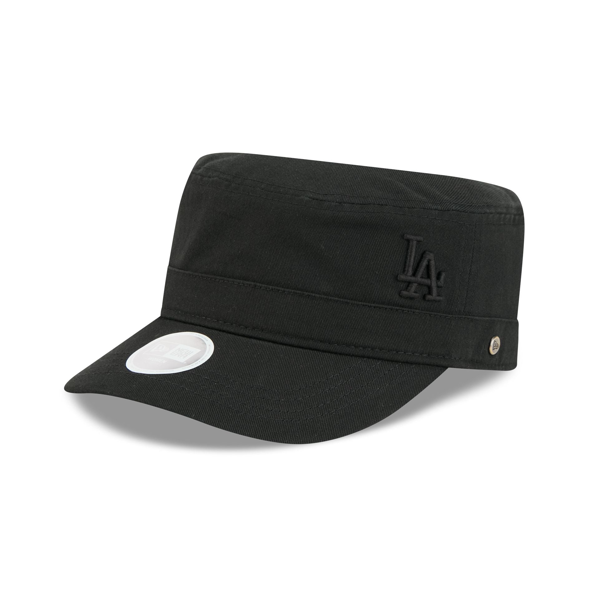 Los Angeles Dodgers Women's Cadet Black Military Adjustable Hat