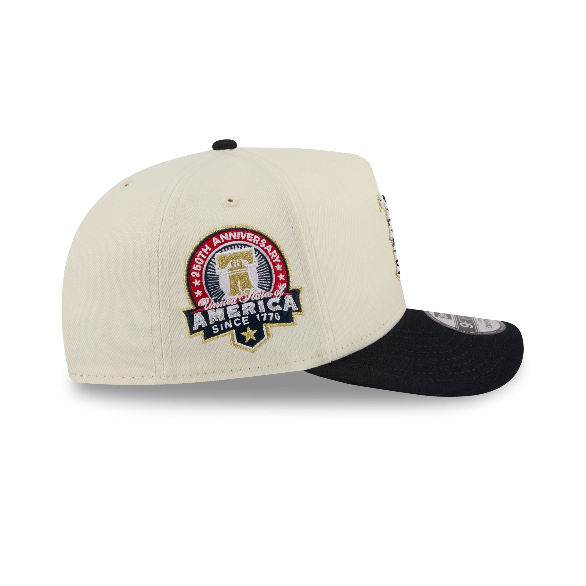 Boston Red Sox Chrome White Stars and Stripes 9FIFTY A-Frame Snapback Hat