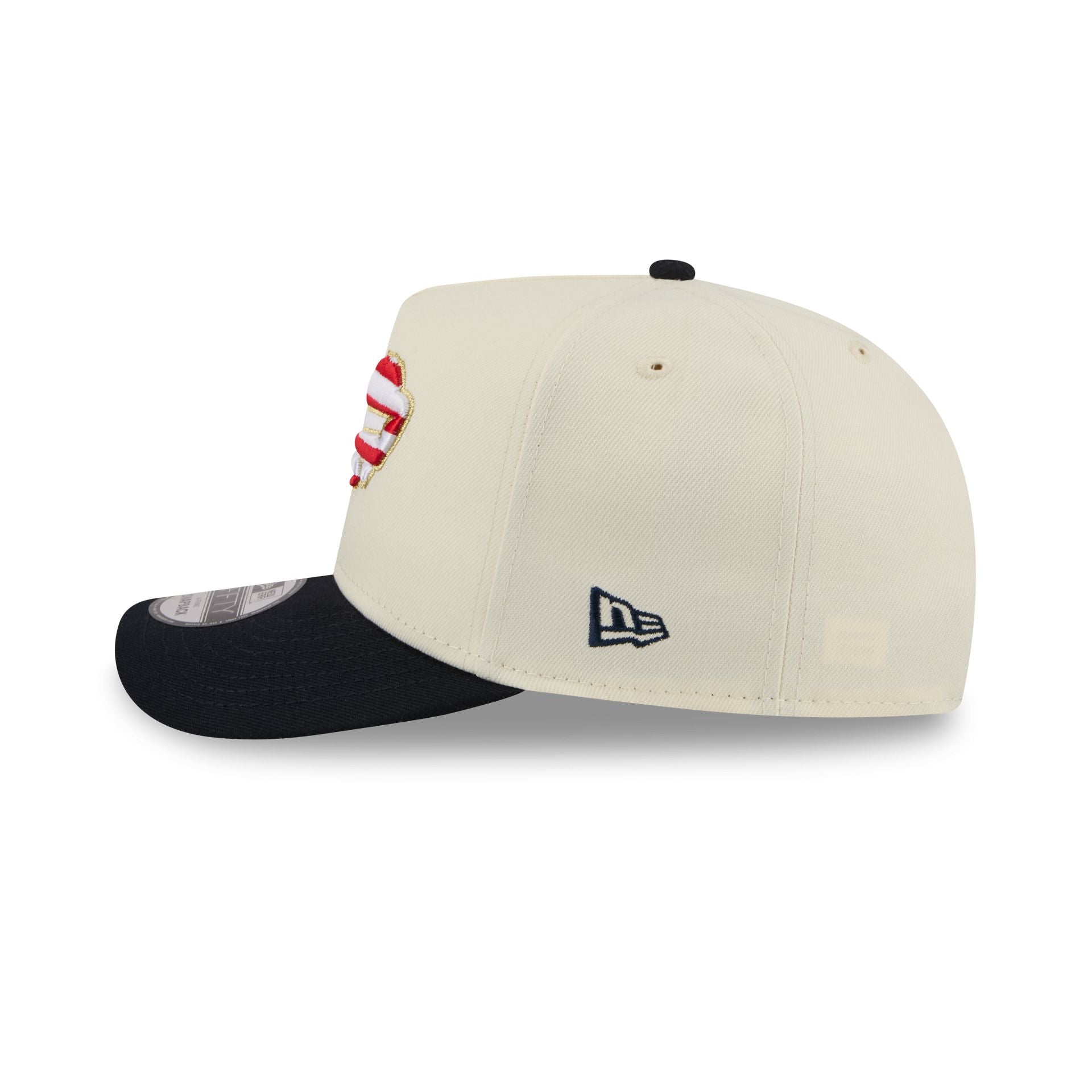 Buffalo Bills Chrome White Stars and Stripes 9FIFTY A-Frame Snapback Hat