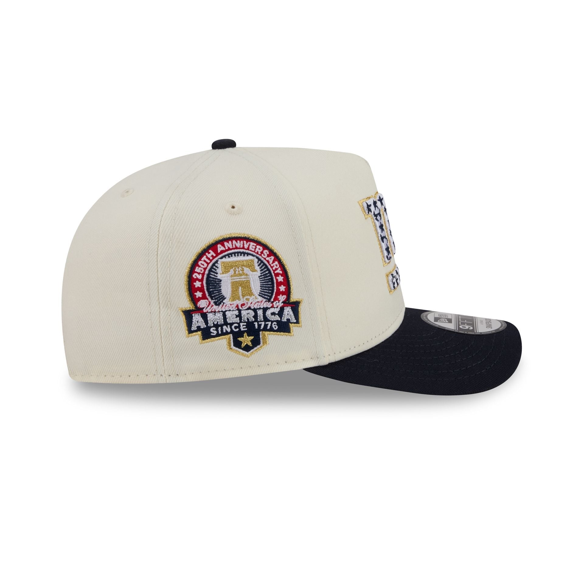 New York Giants Chrome White Stars and Stripes 9FIFTY A-Frame Snapback Hat