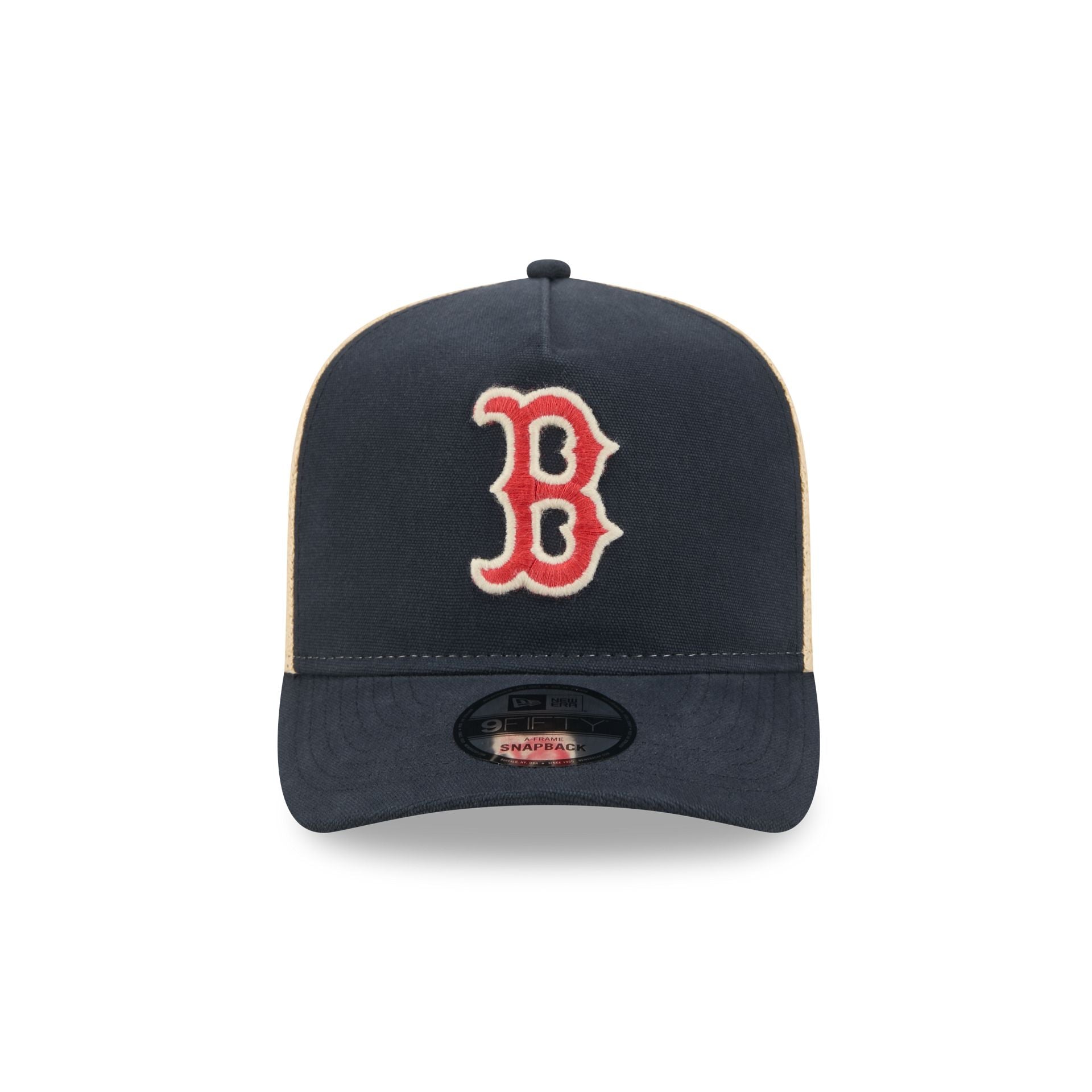 Boston Red Sox Grained 9FIFTY A-Frame Snapback Hat
