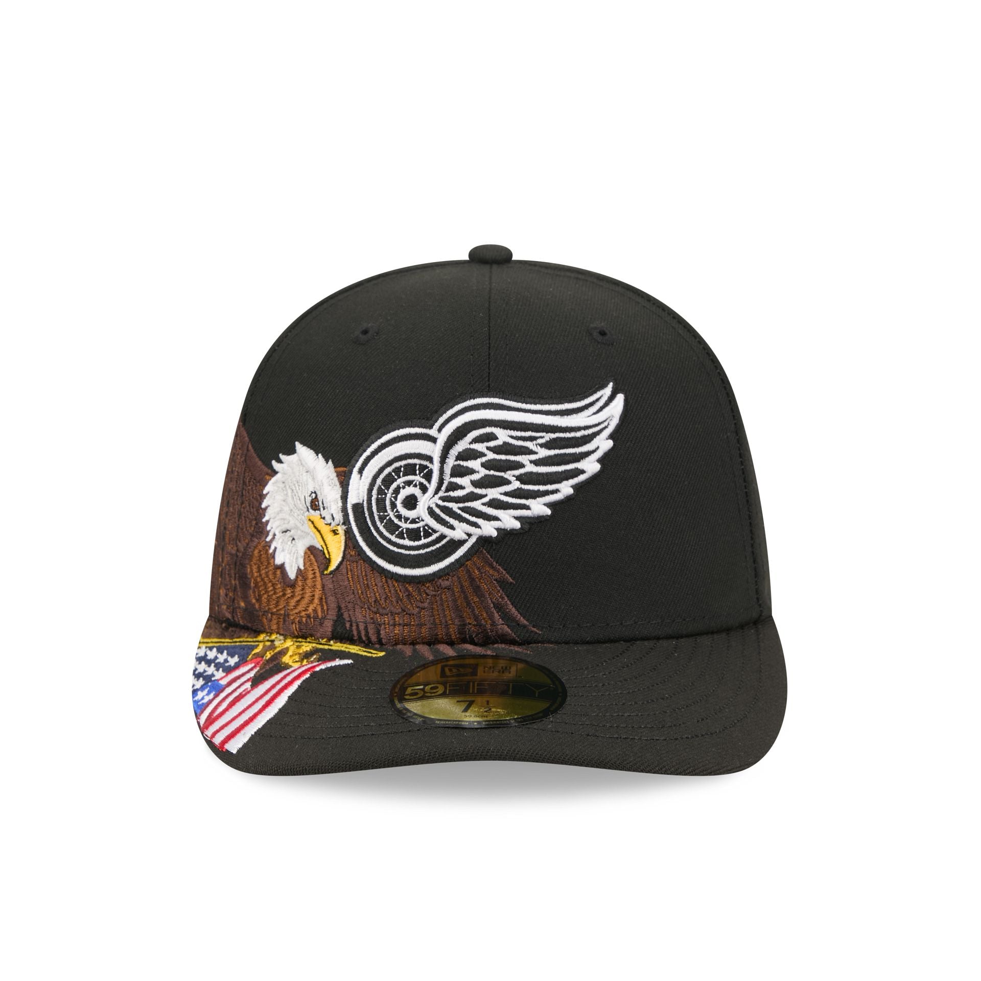 Detroit Red Wings Liberty Eagle 59FIFTY Fitted Hat