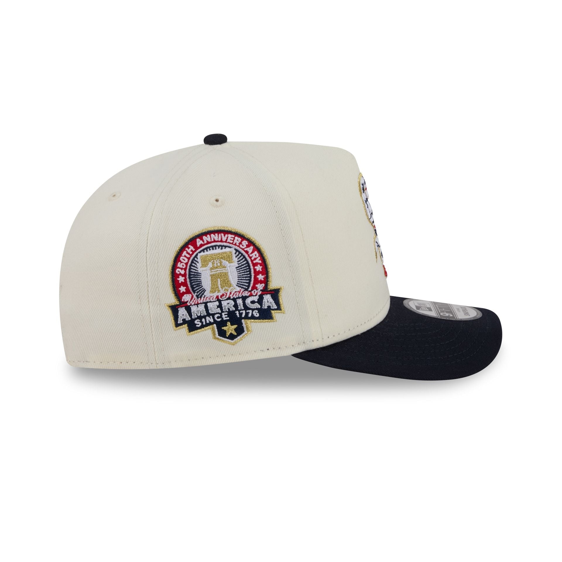 Chicago White Sox Chrome White Stars and Stripes 9FIFTY A-Frame Snapback Hat