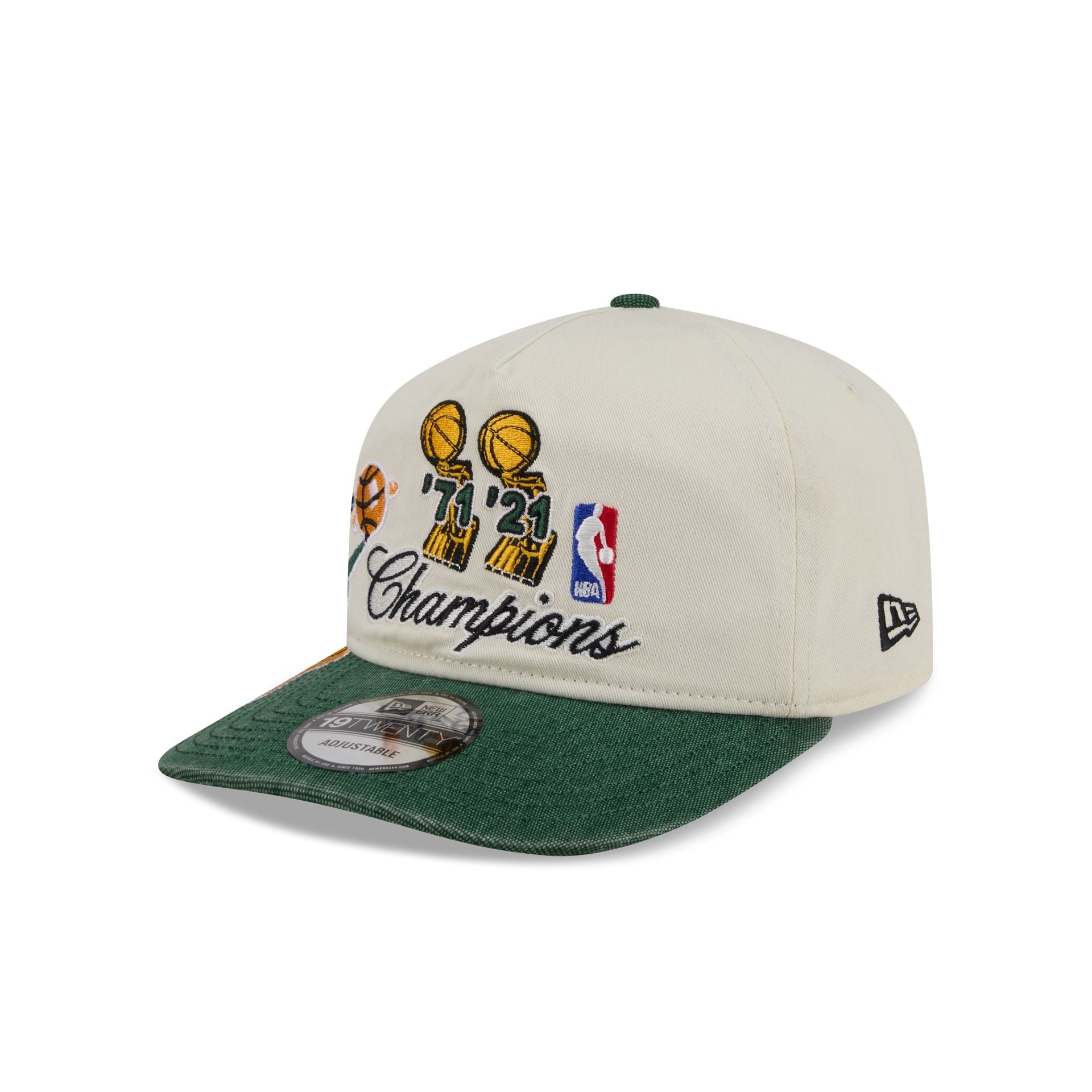 Milwaukee Bucks Hardwood Classics Past Glory 19TWENTY Adjustable Hat