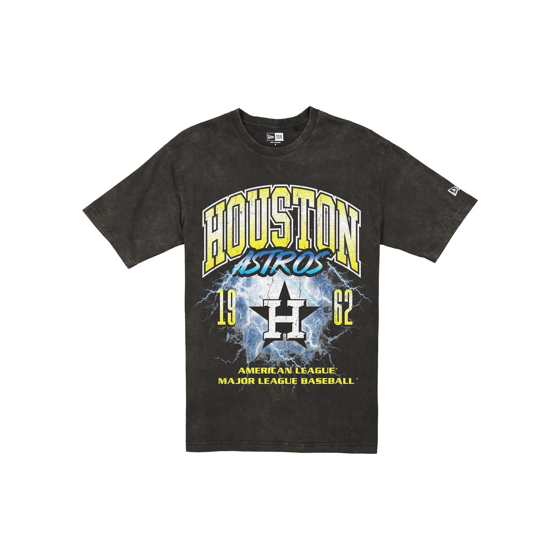Houston Astros Lifestyle Graphics Storm Black T-Shirt