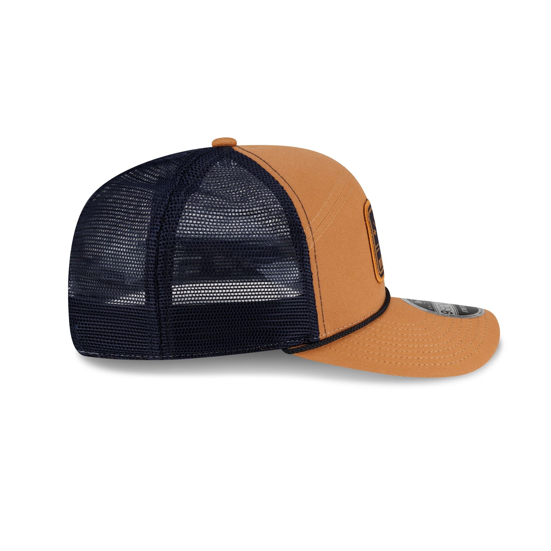 Michigan Wolverines Light Bronze Split Panel 9SEVENTY Trucker Hat