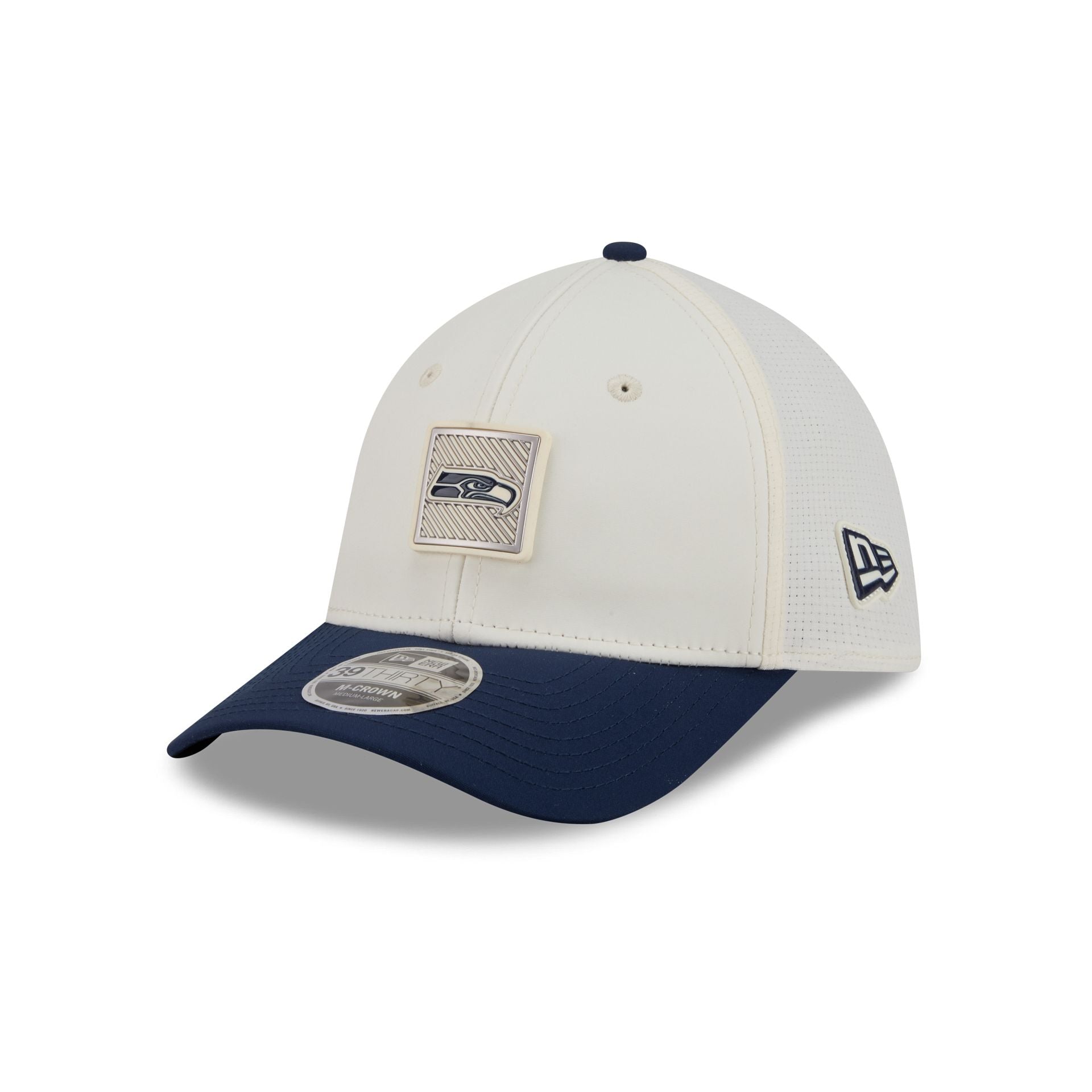 Seattle Seahawks 2026 Training 39THIRTY M-Crown Stretch-Fit Hat