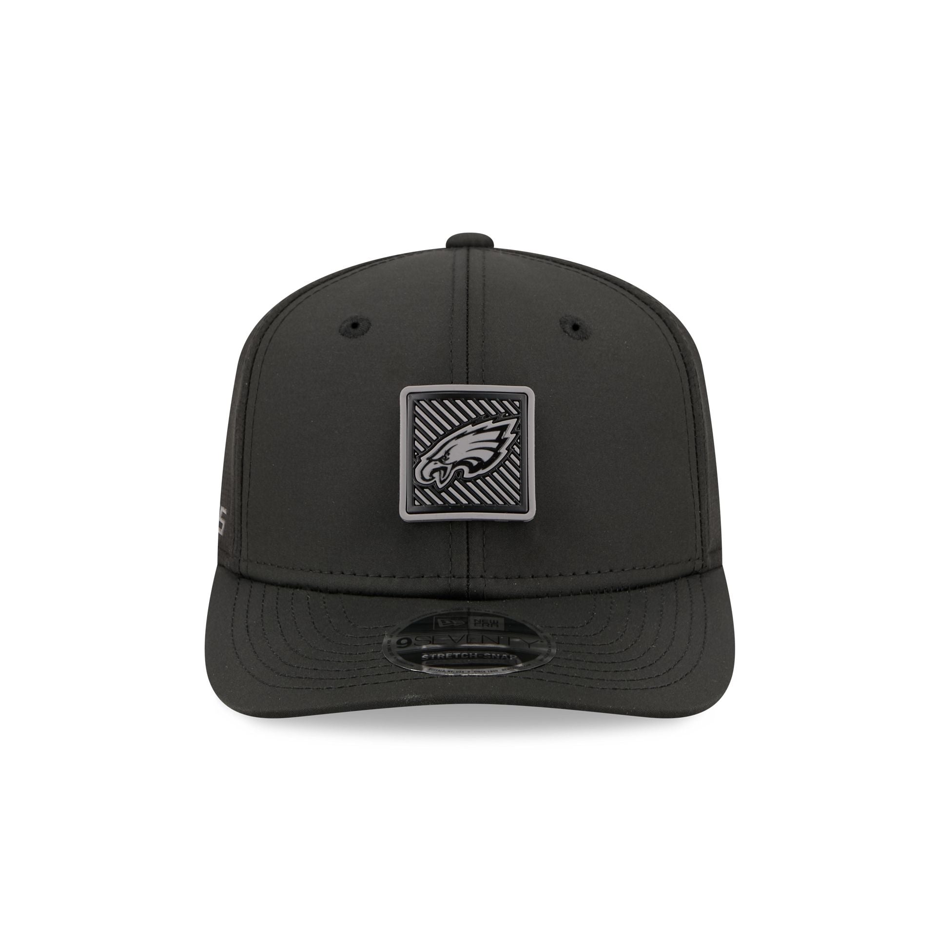 Philadelphia Eagles 2026 Training Black 9SEVENTY Stretch-Snap Hat