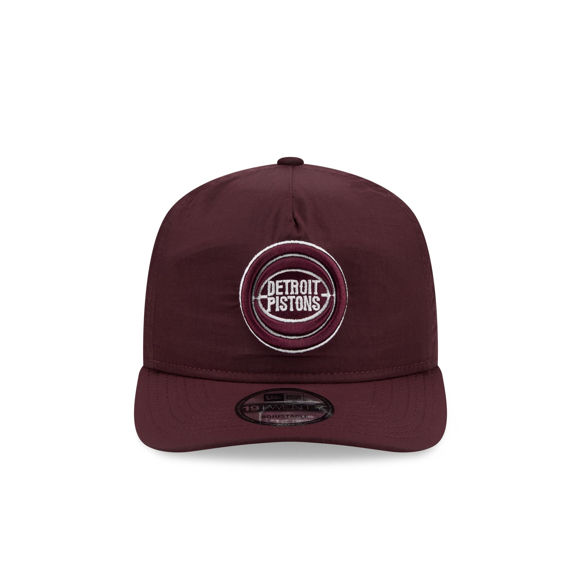 Detroit Pistons Burgundy Nylon 19TWENTY Adjustable Hat