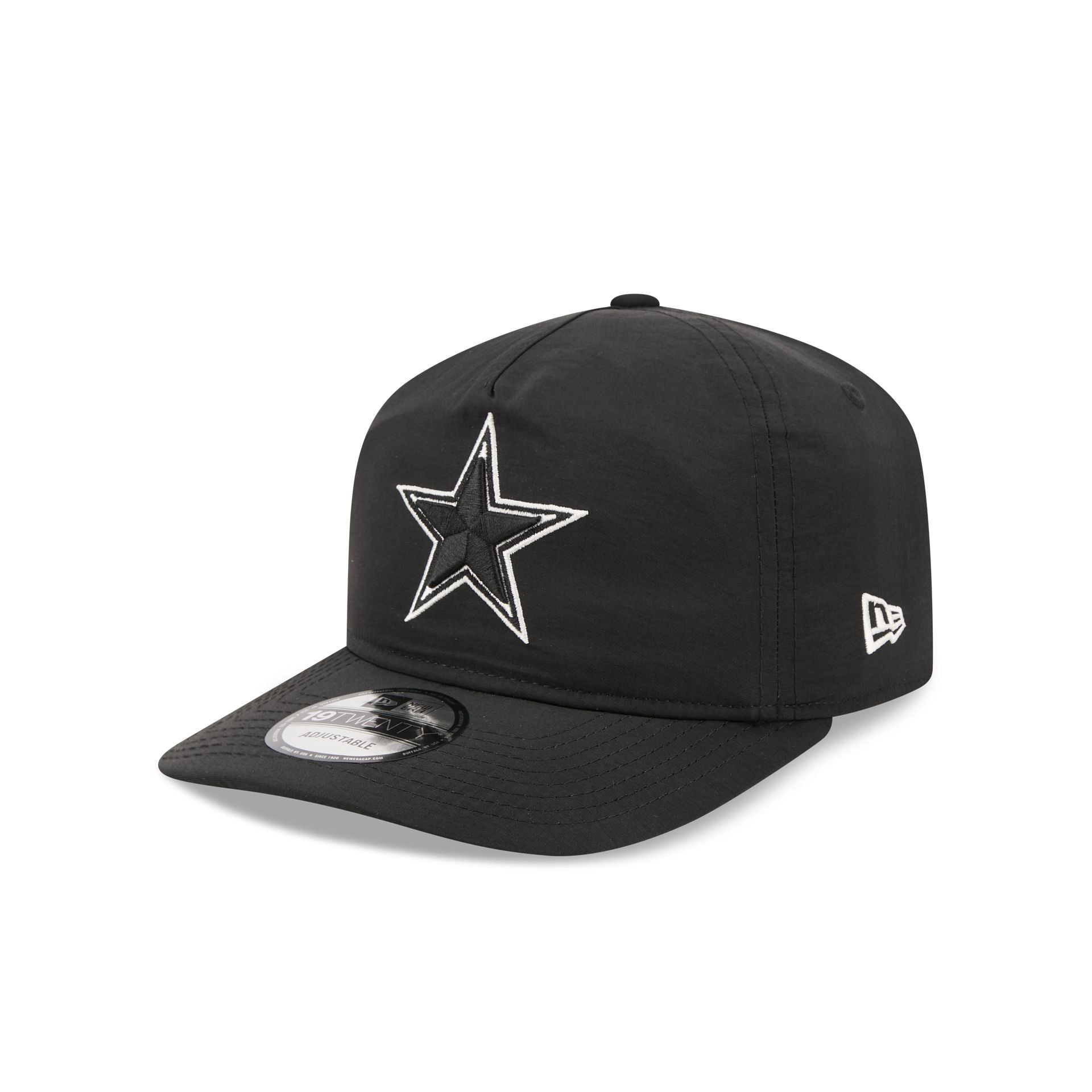 Dallas Cowboys Black Nylon 19TWENTY Adjustable Hat