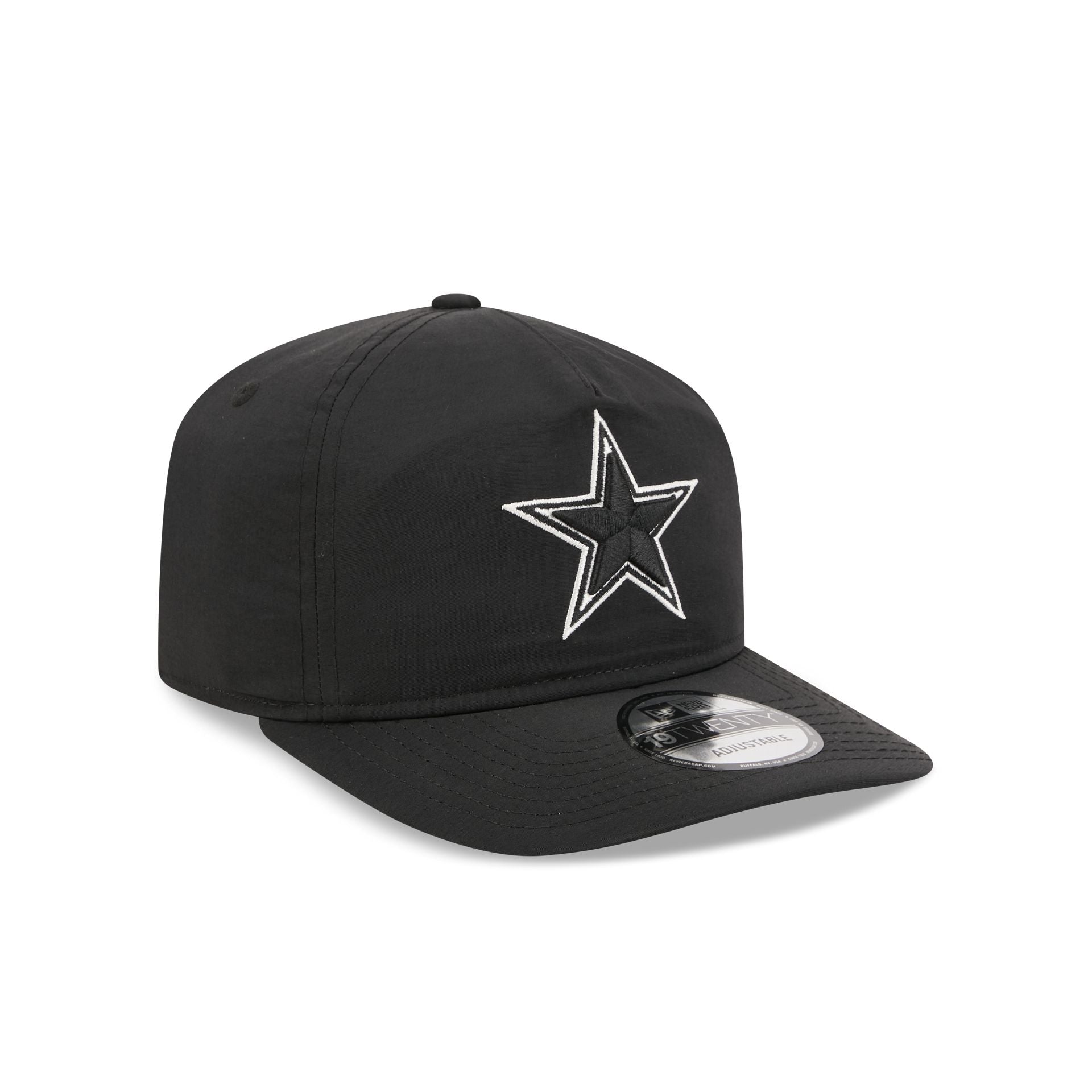 Dallas Cowboys Black Nylon 19TWENTY Adjustable Hat