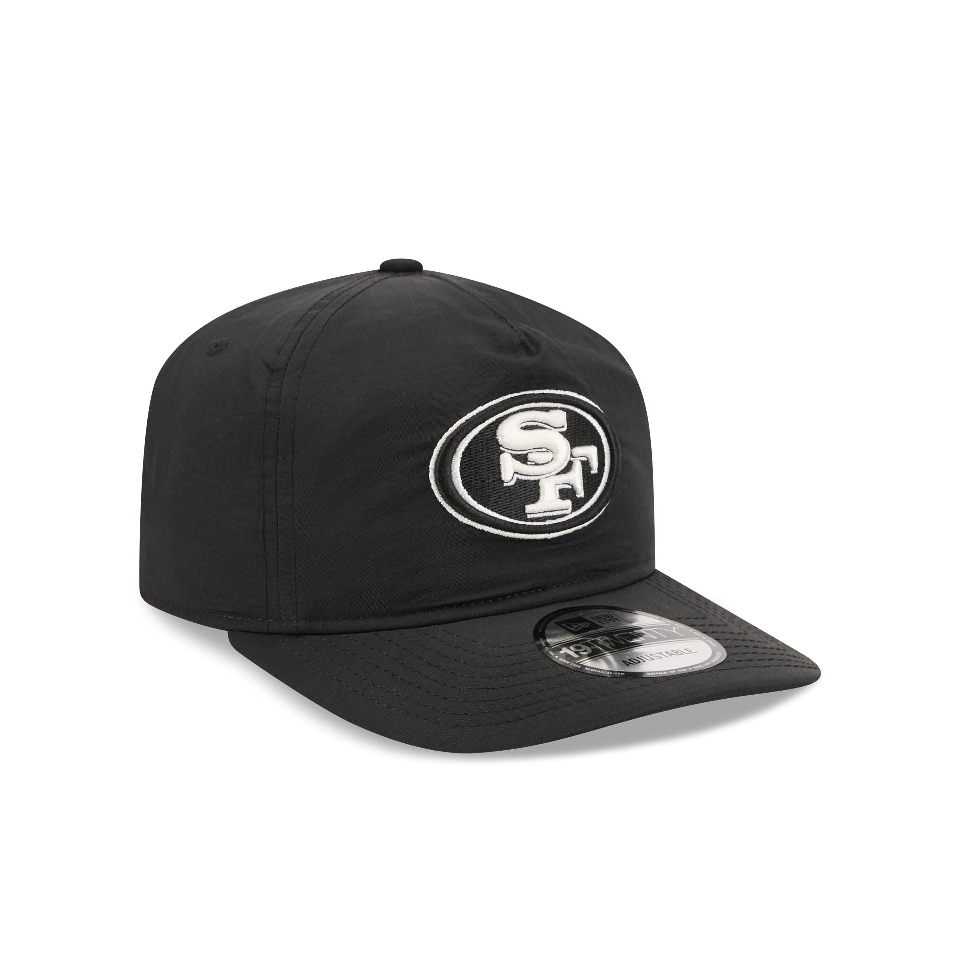 San Francisco 49ers Black Nylon 19TWENTY Adjustable Hat