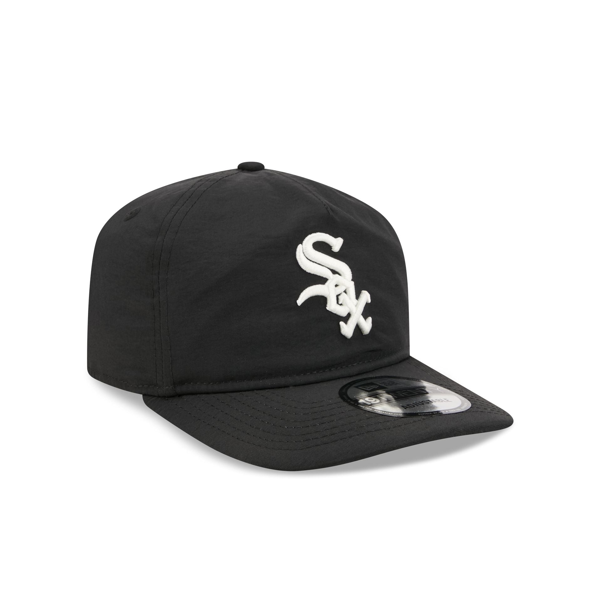 Chicago White Sox Black Nylon 19TWENTY Adjustable Hat