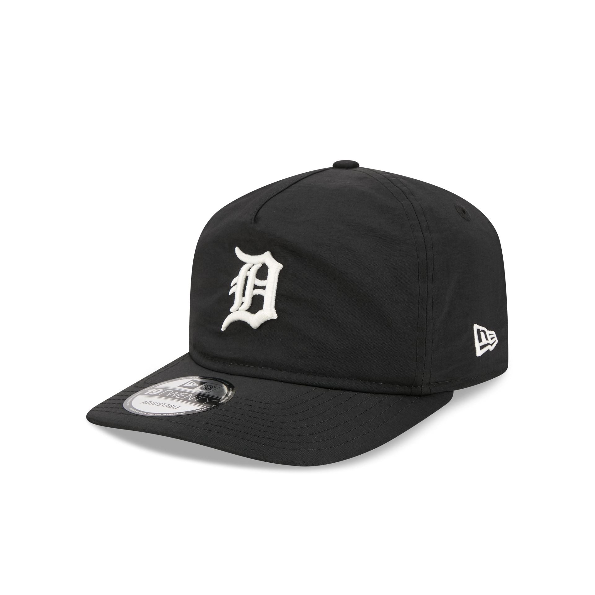 Detroit Tigers Black Nylon 19TWENTY Adjustable Hat
