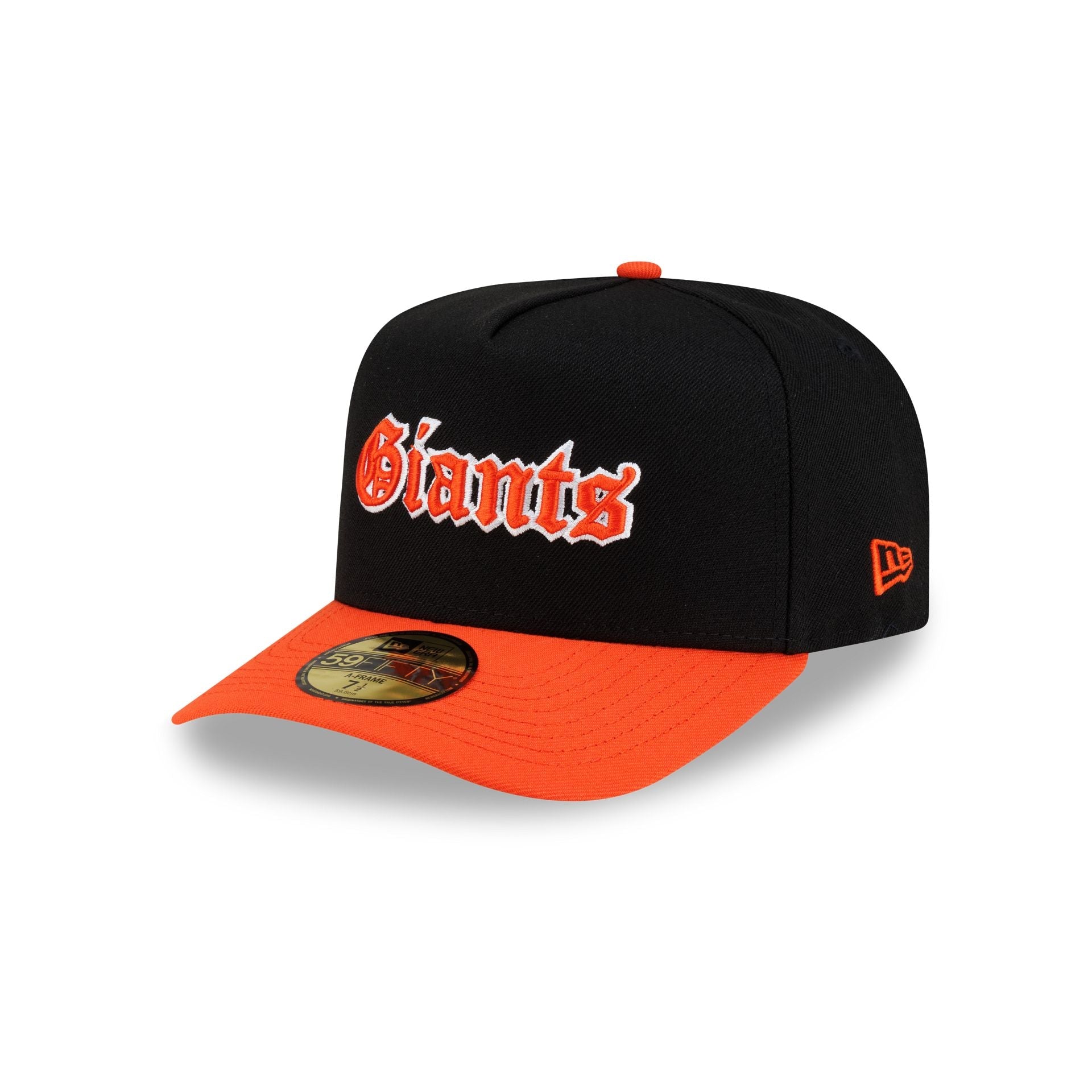 Just Caps Gothic Script San Francisco Giants 59FIFTY A-Frame Fitted Hat