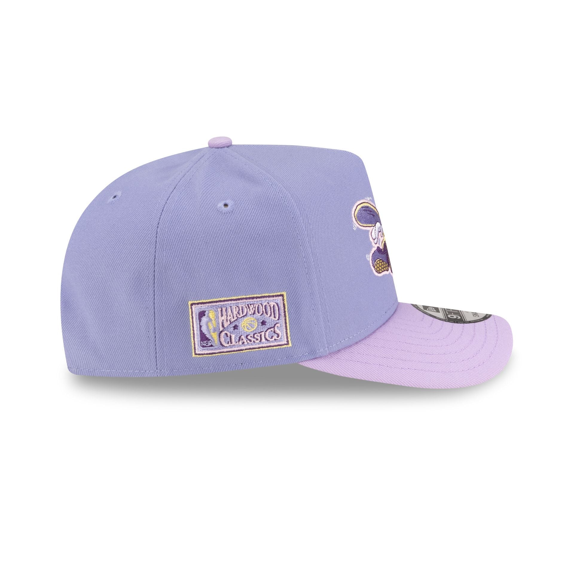 Charlotte Hornets Hardwood Classics Lavender Purple 9FIFTY A-Frame Snapback Hat