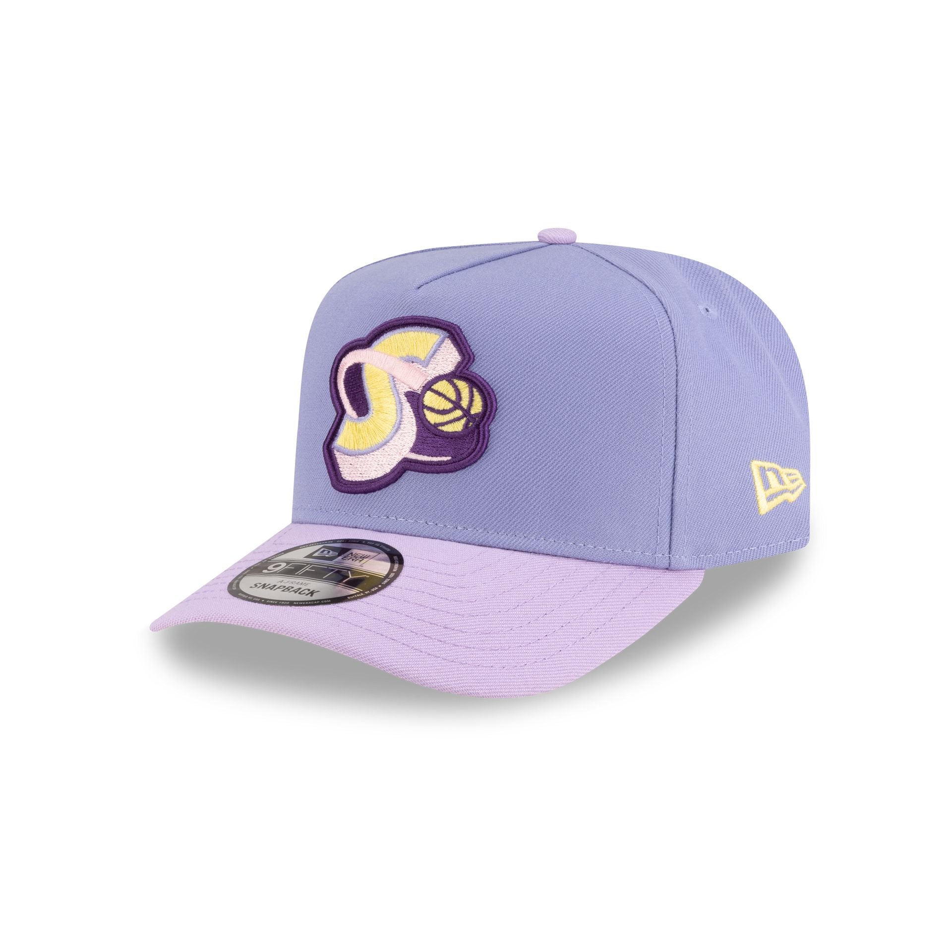 Seattle SuperSonics Hardwood Classics Lavender Purple 9FIFTY A-Frame Snapback Hat