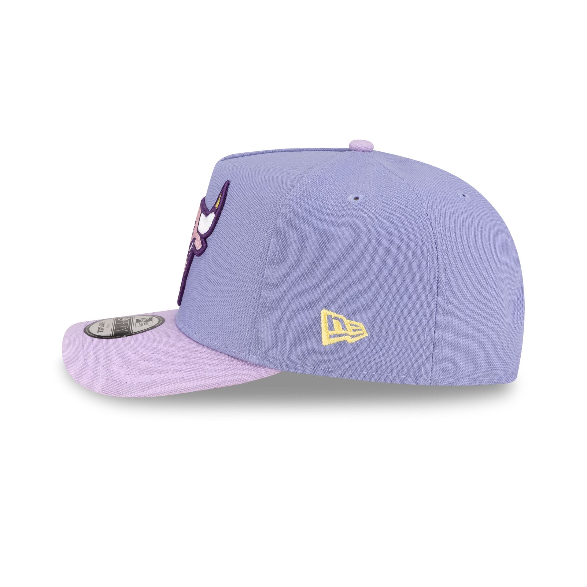 Chicago Bulls Lavender 9FIFTY A-Frame Snapback Hat