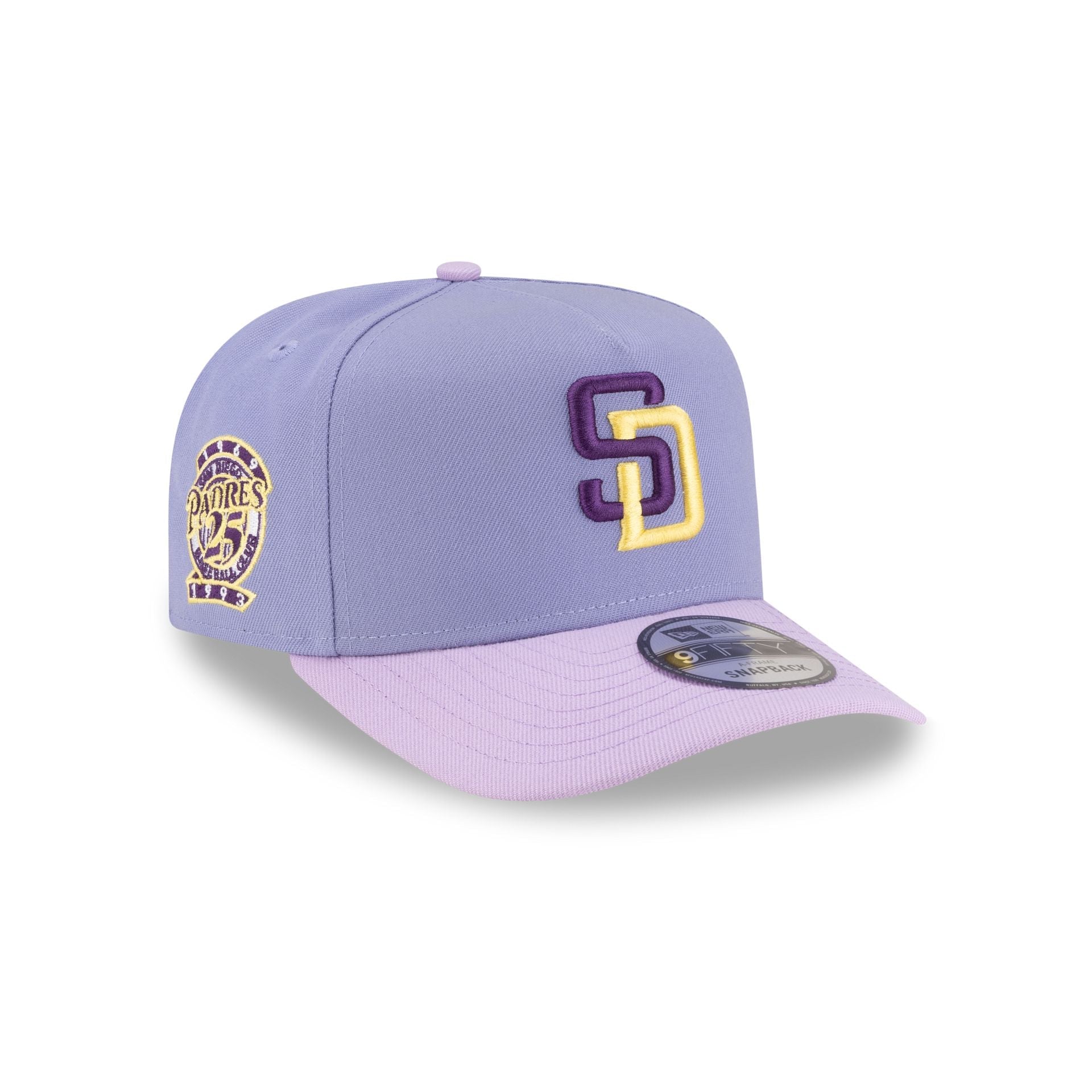 San Diego Padres Lavender 9FIFTY A-Frame Snapback Hat